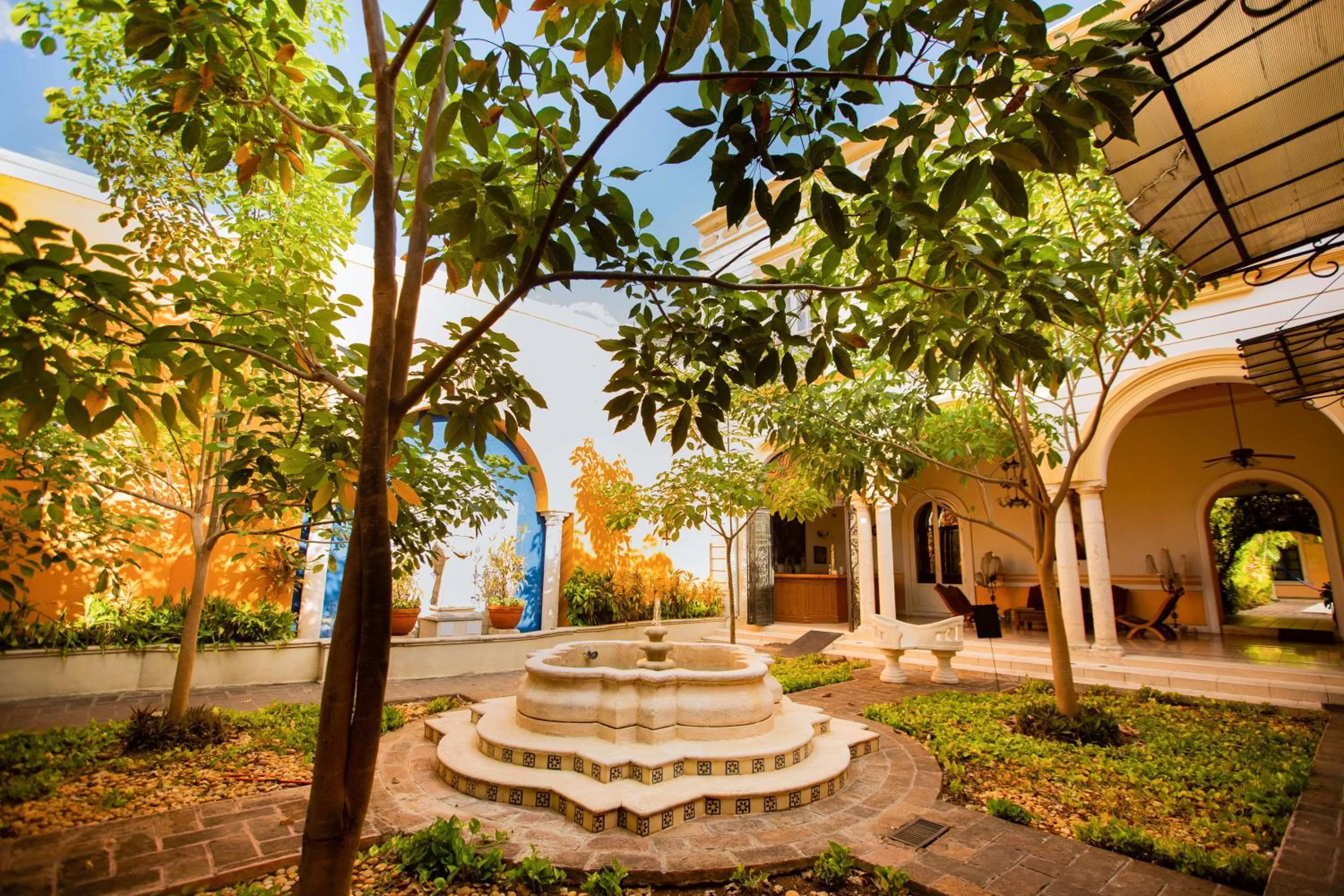 Garden in Hotel Boutique La Mision De Fray Diego