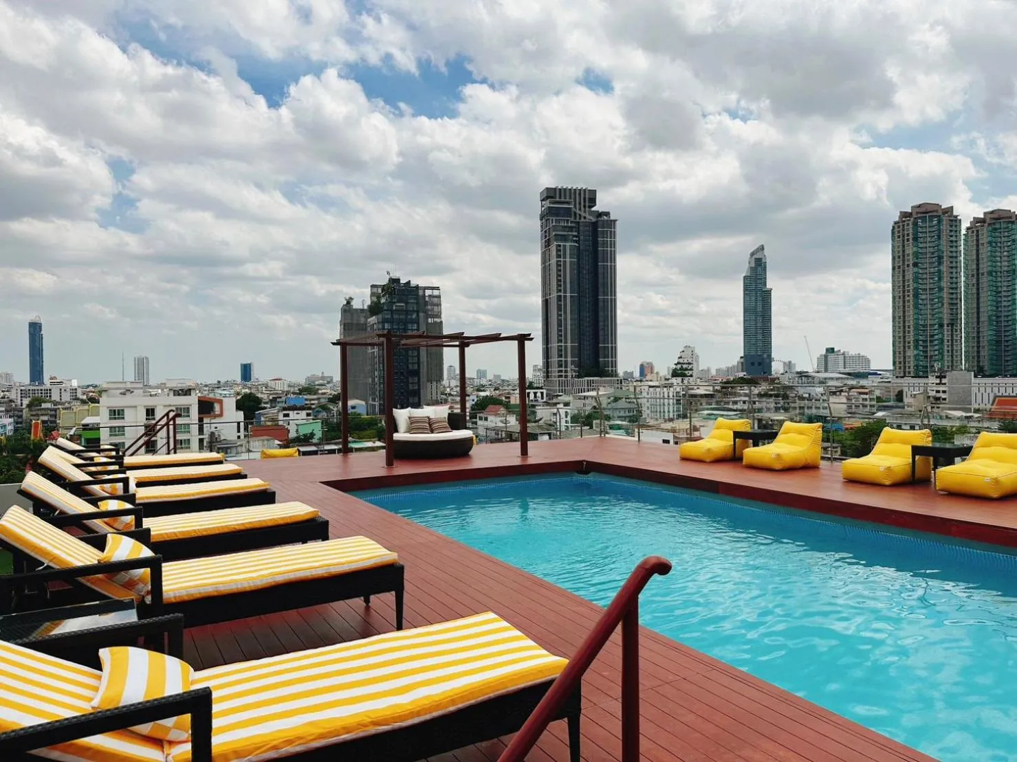 Swimming pool in Miloft Sathorn Hotel - SHA Plus Certified