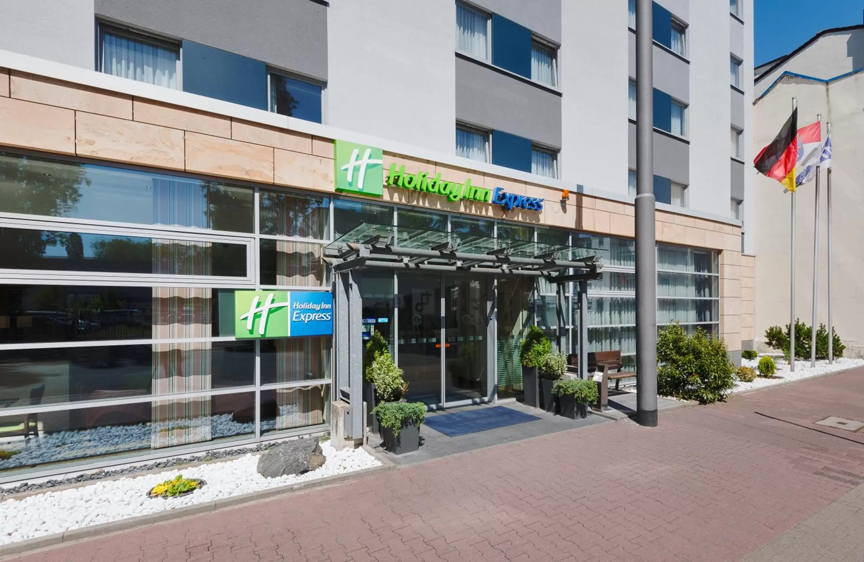 Property Building in Holiday Inn Express Frankfurt Messe, an IHG Hotel