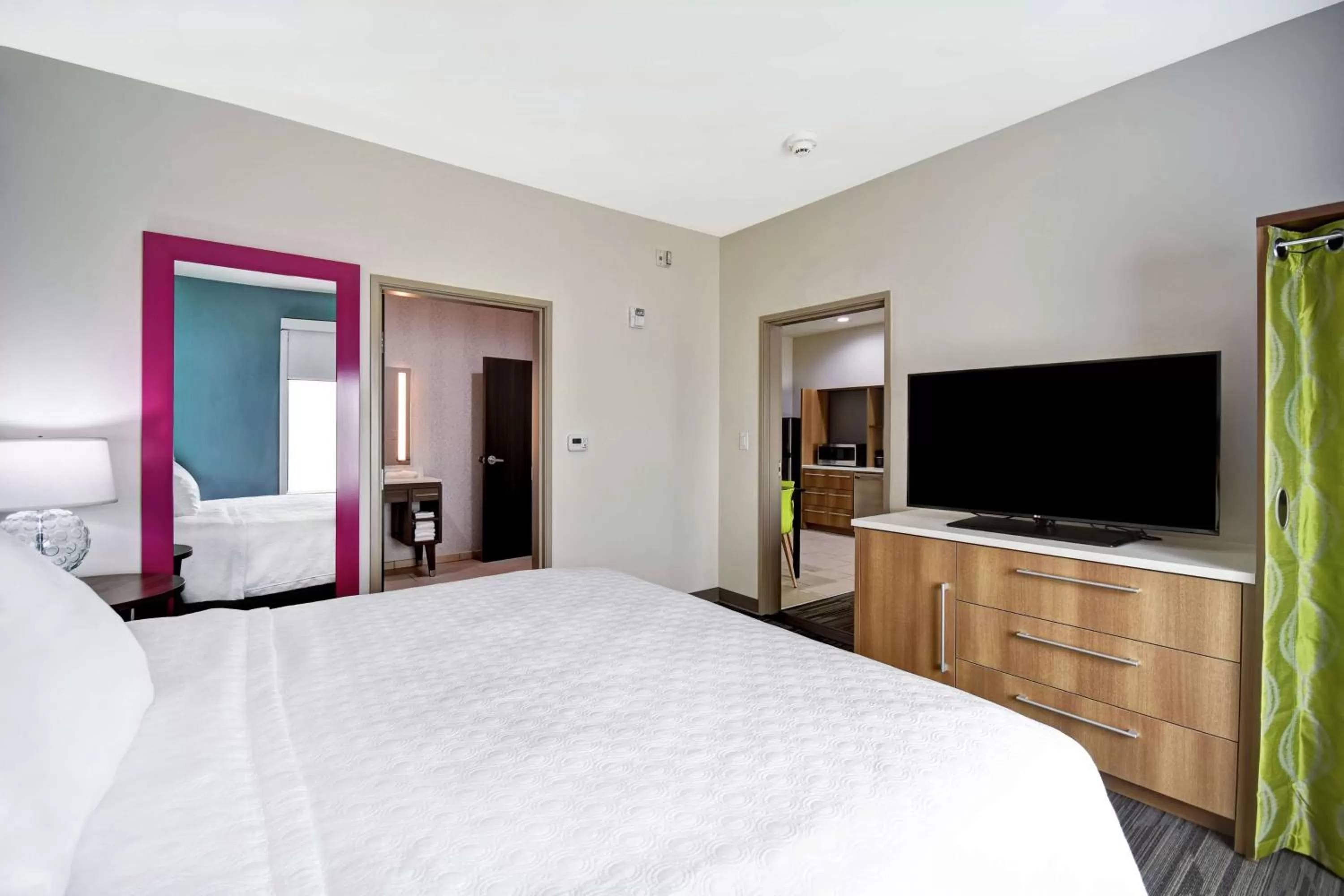 Bedroom, Bed in Home2 Suites By Hilton Fort Worth Fossil Creek