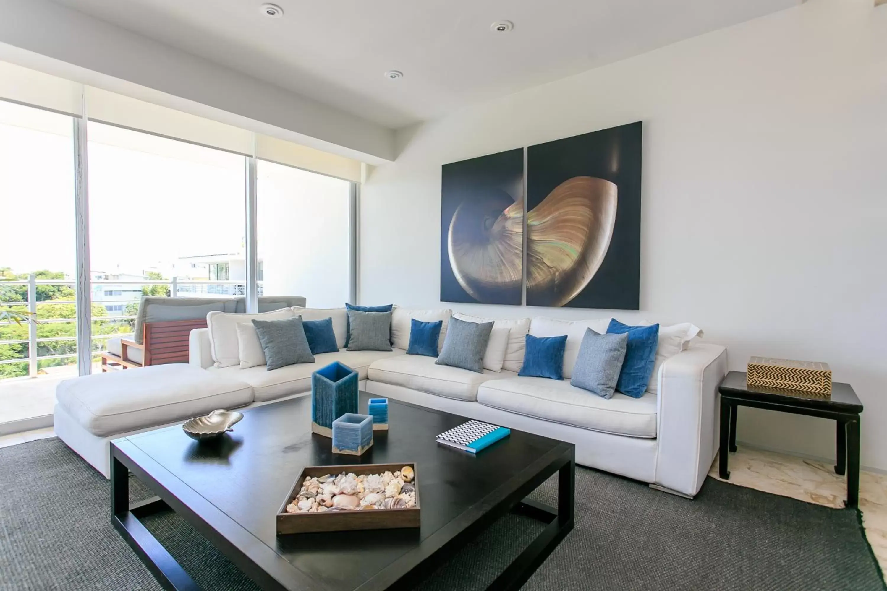 Living room, Seating Area in Magia Beachside Condo