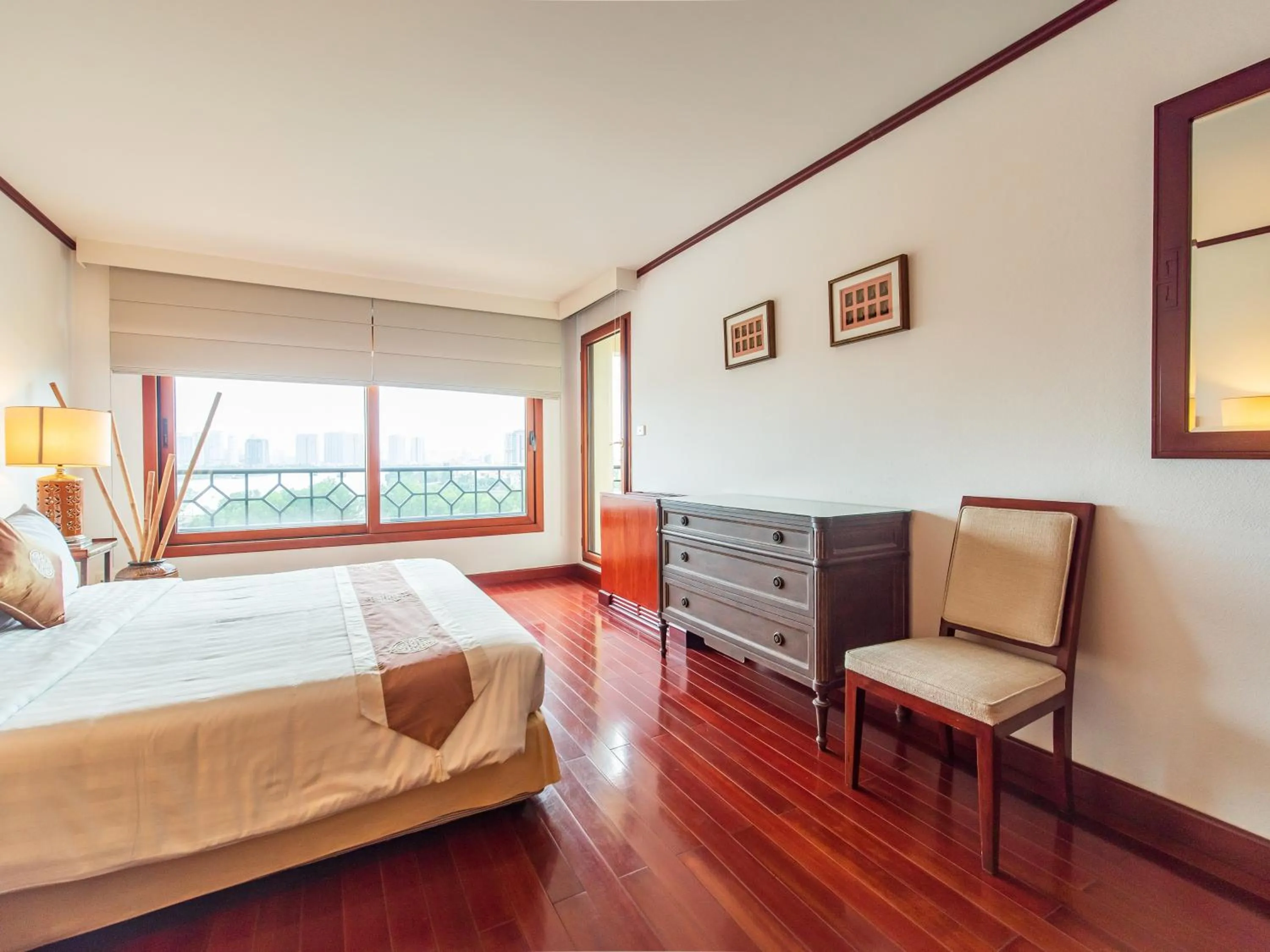 Bedroom, Bed in Saigon Domaine Luxury Residences