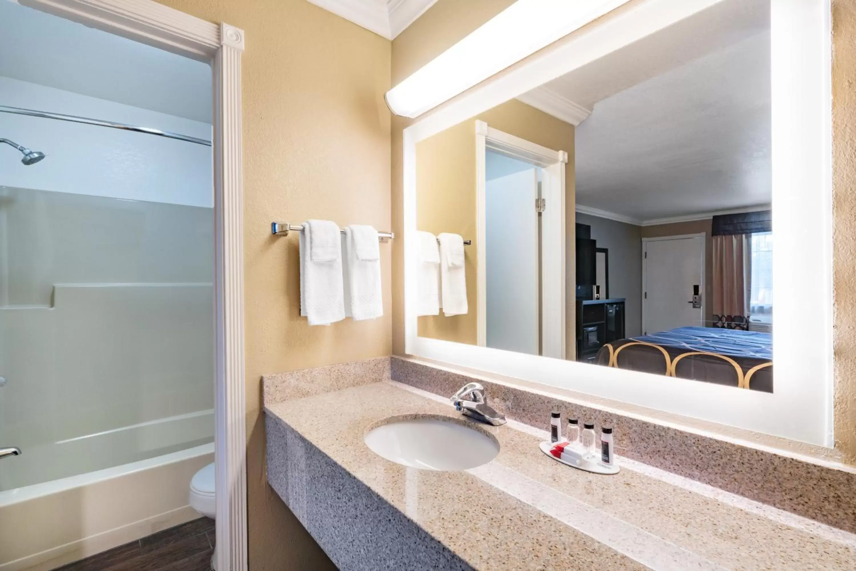 Shower, Bathroom in Super 8 by Wyndham Ukiah