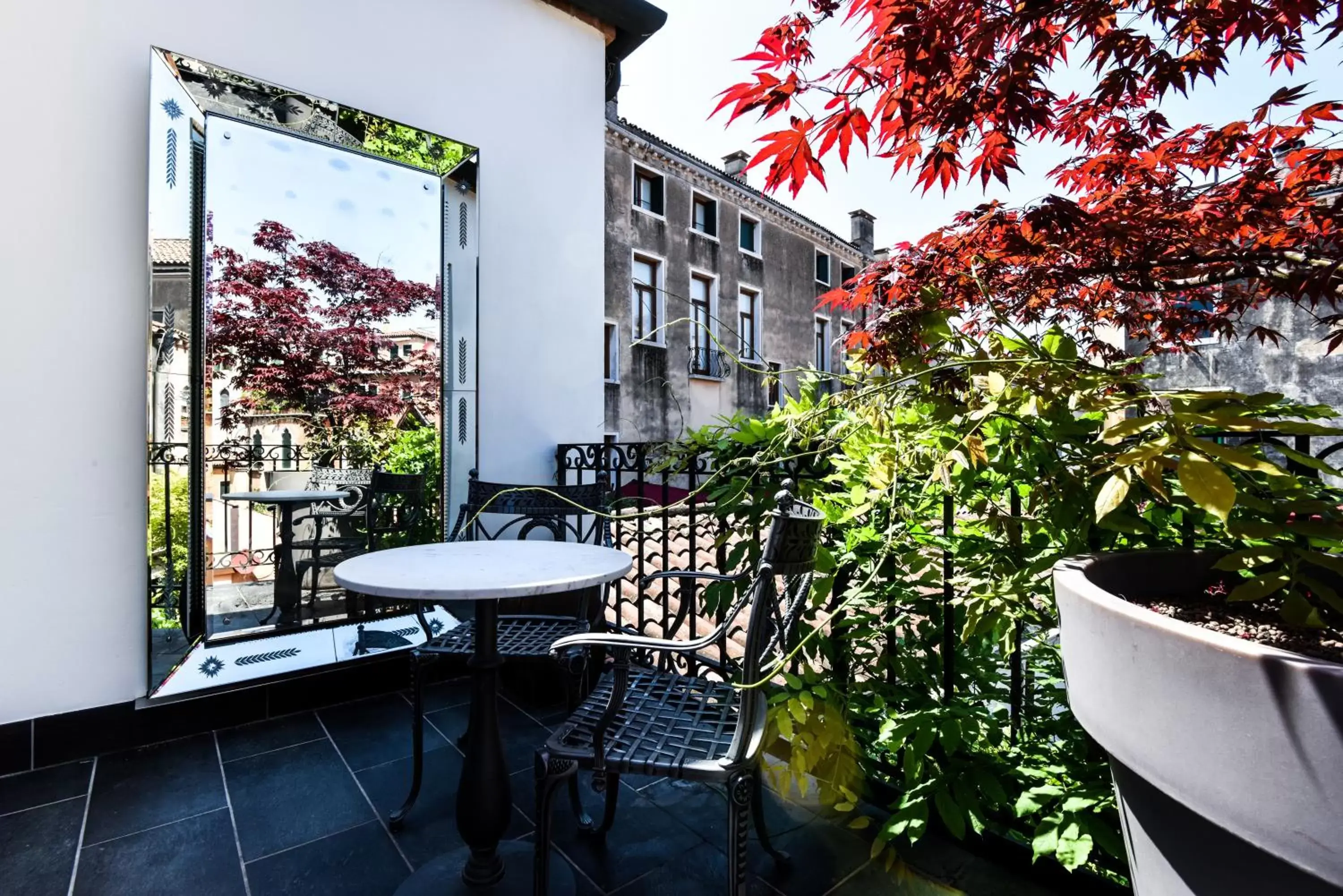 Balcony/Terrace in Palazzina Grassi