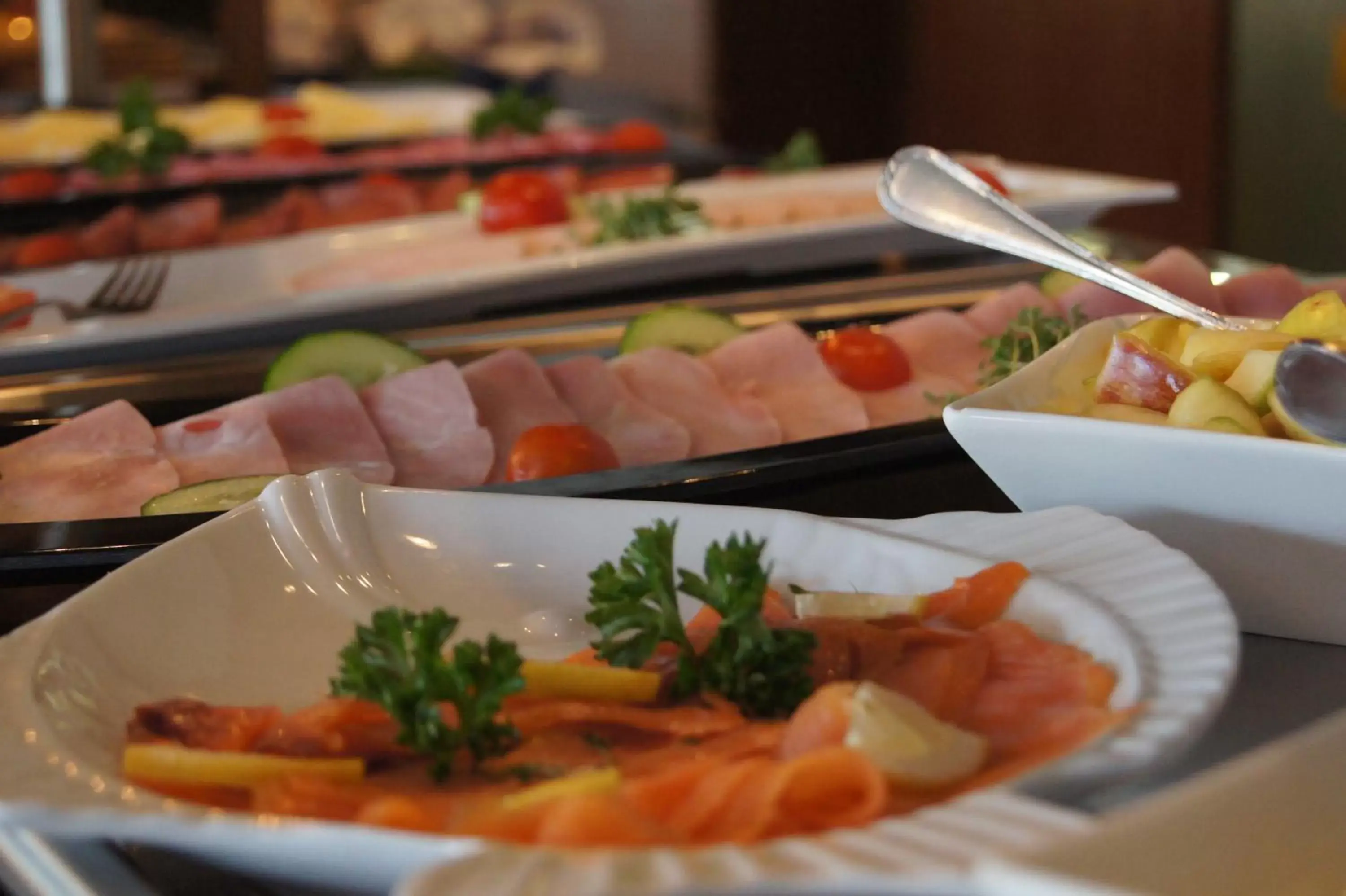 Buffet breakfast, Food in Brenner Hotel