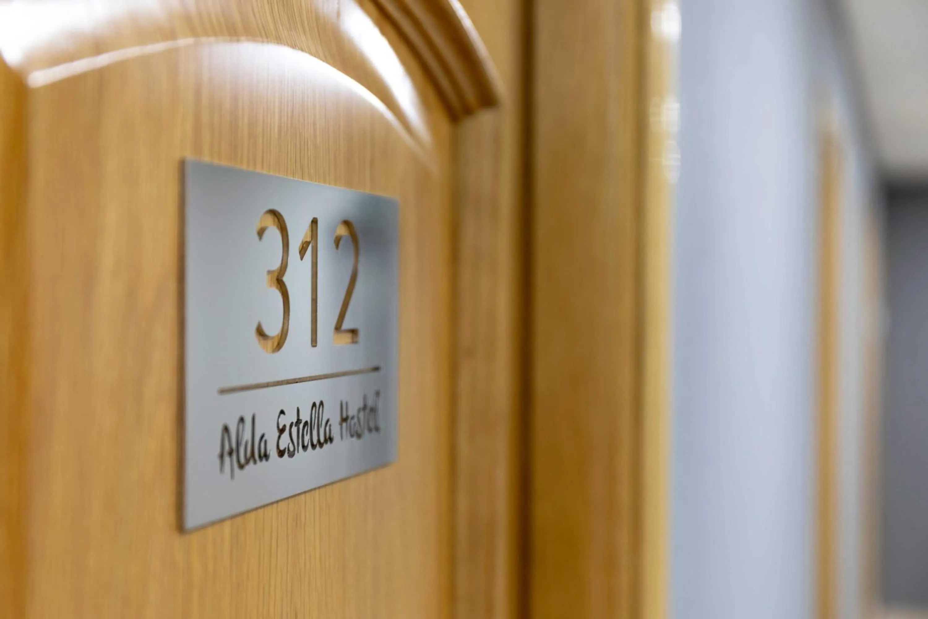 Decorative detail in Alda Estella Hostel