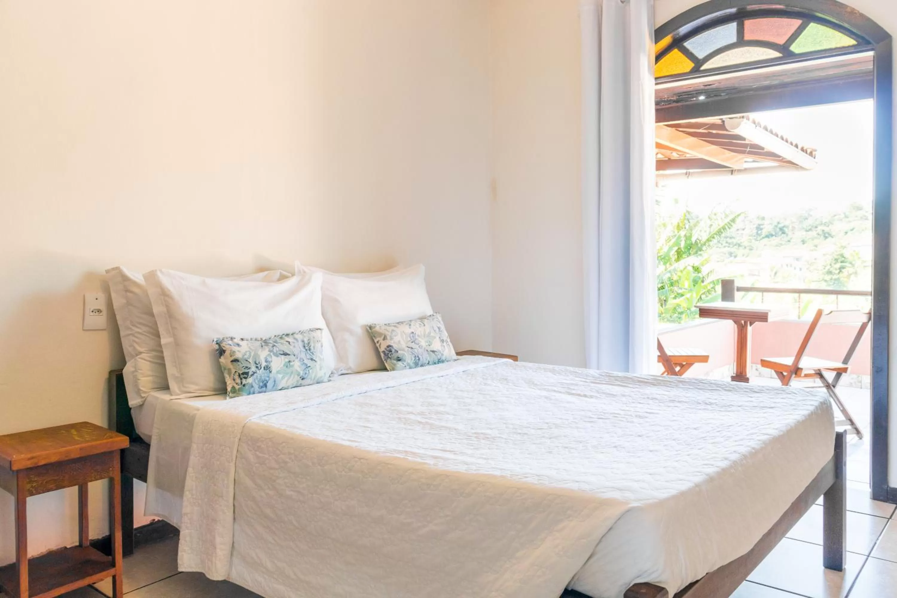 Bed in Pousada dos Coqueiros Búzios