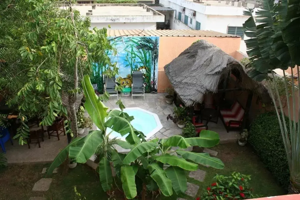 Garden, Swimming Pool in Hotel Aurore Lomé