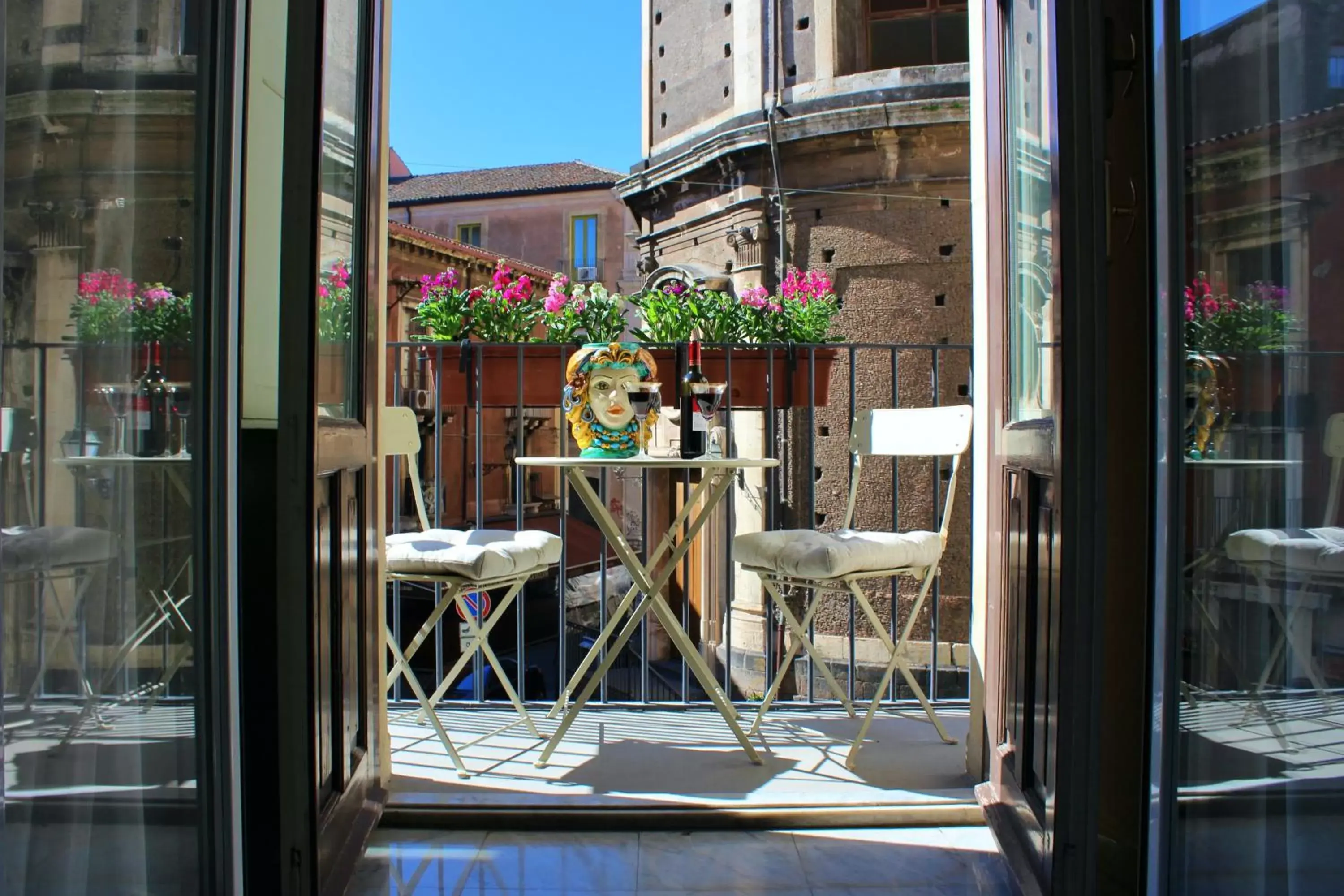 Balcony/Terrace in Barocco B&B