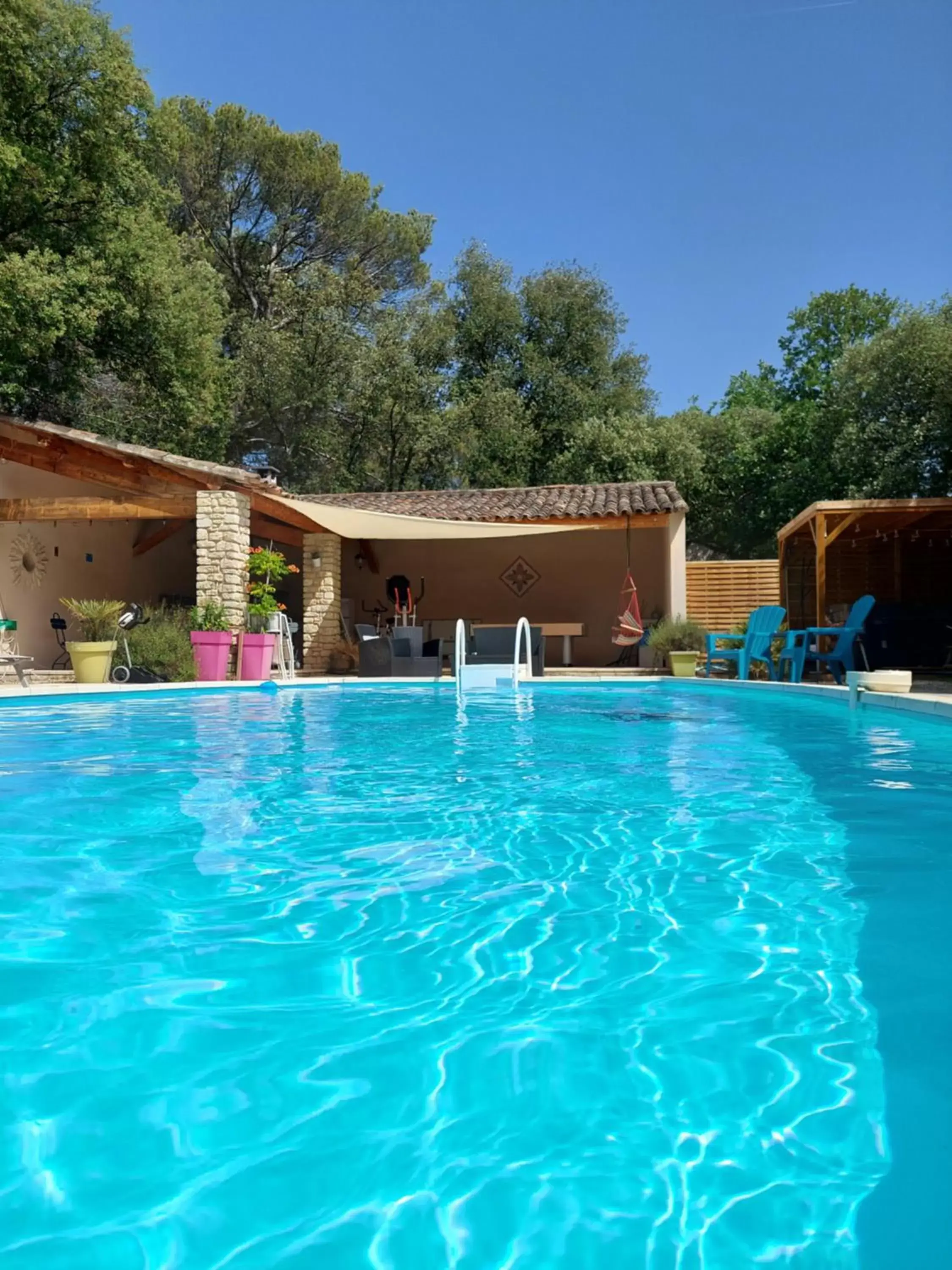 Swimming Pool in Maison d'Hôtes & Spa La Chêneraie-Provence Ventoux