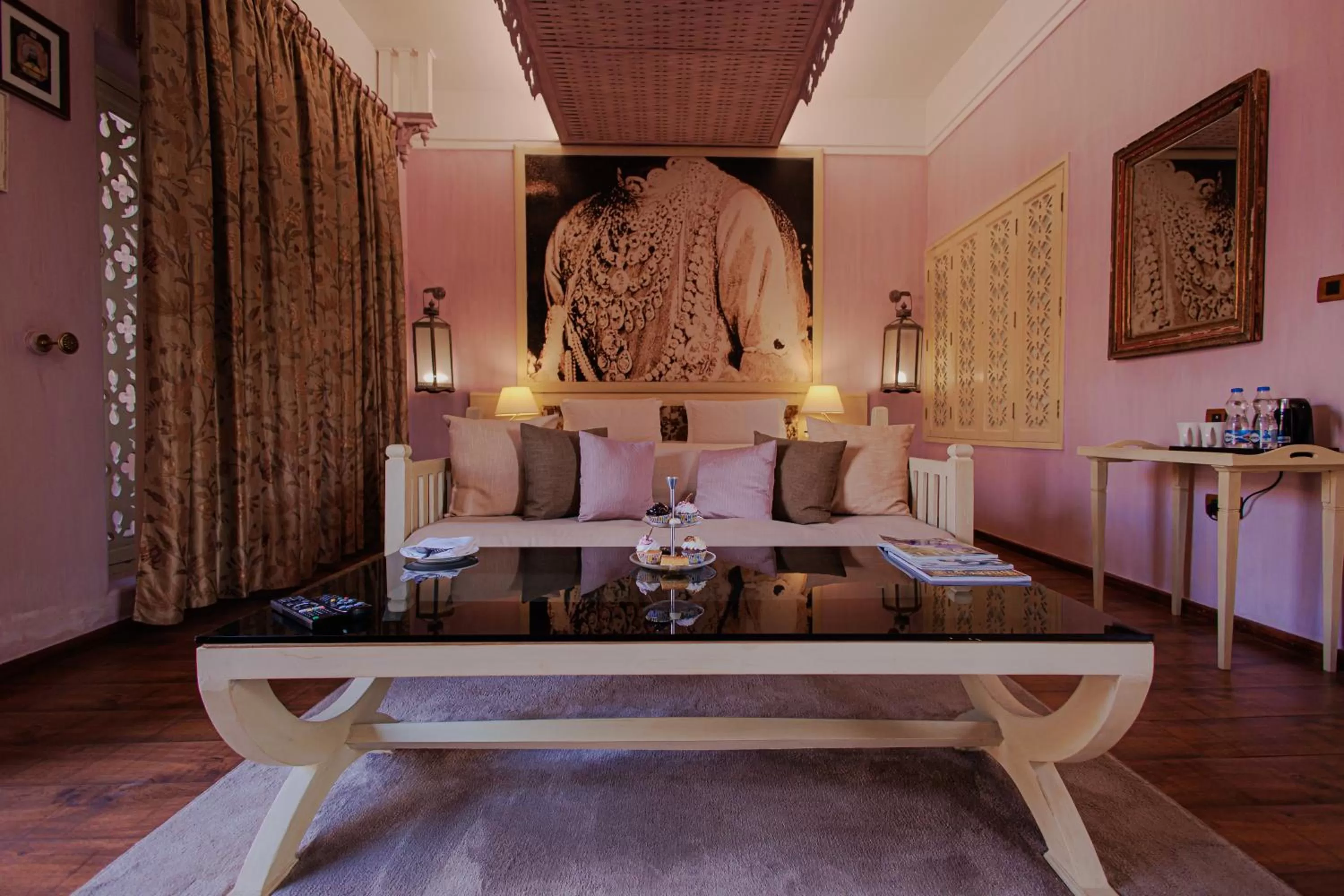 Seating area in Ajit Bhawan - A Palace Resort