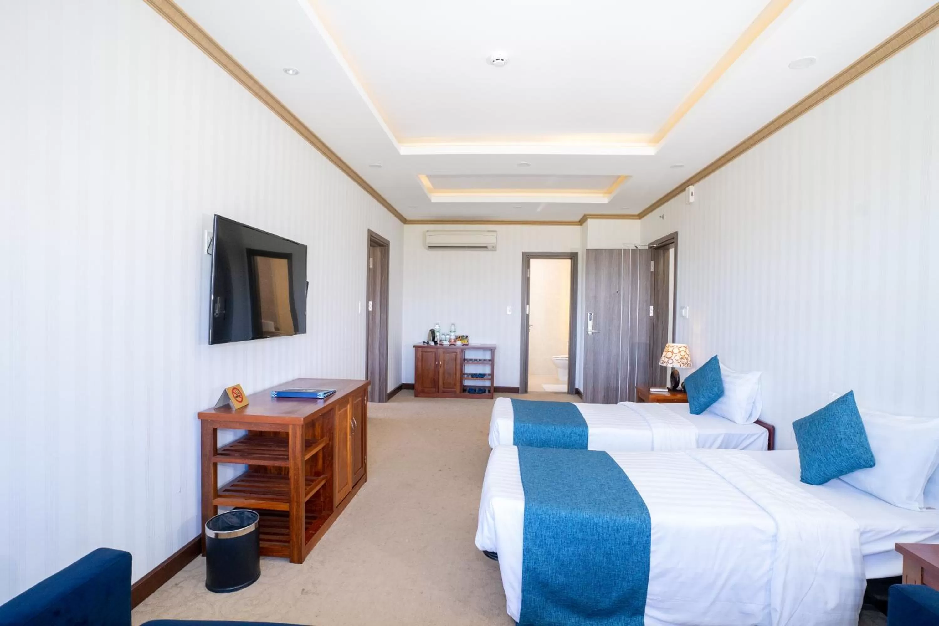 Bedroom, Bed in Navy Hotel Cam Ranh