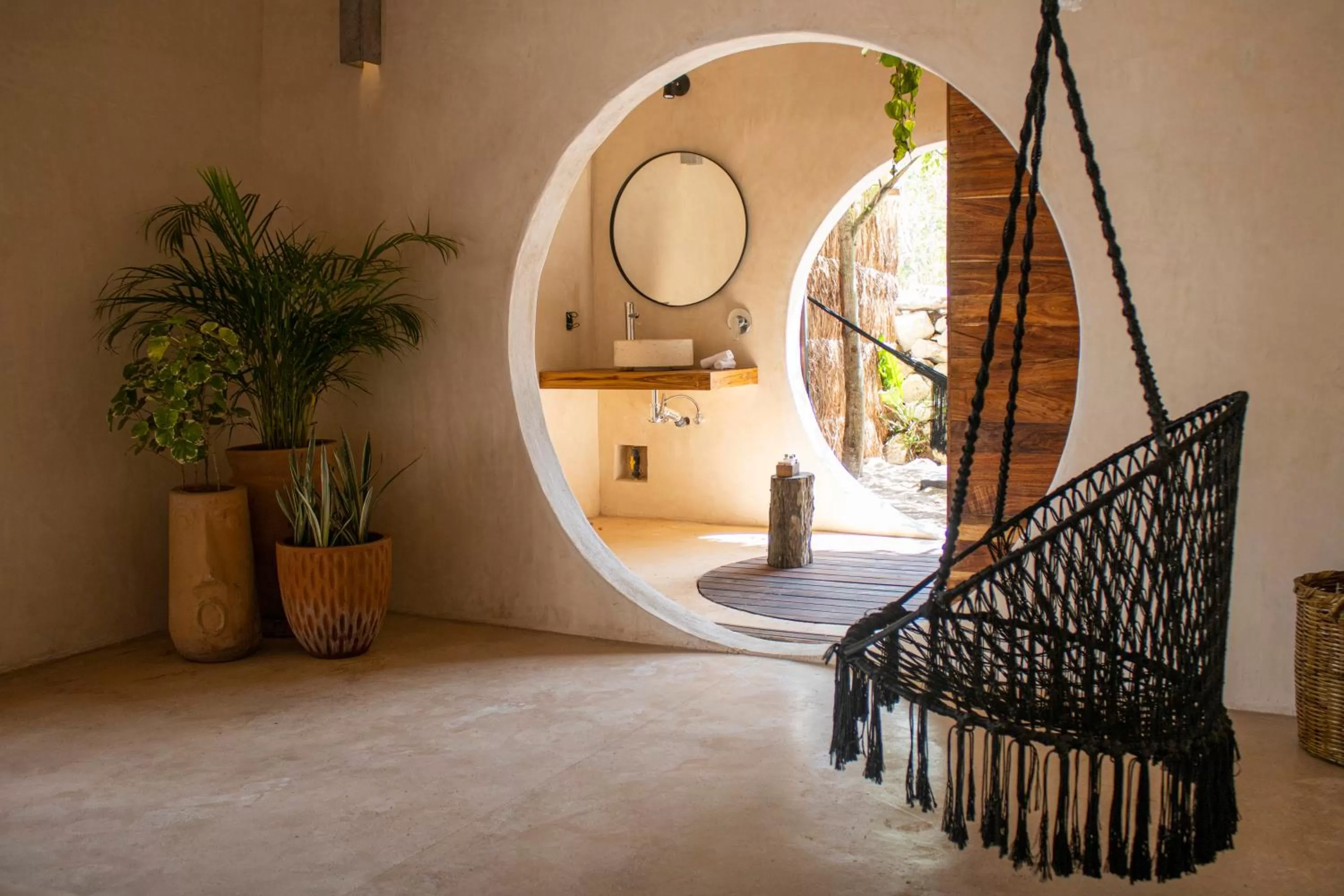 Living room in Zenote Sanctuary