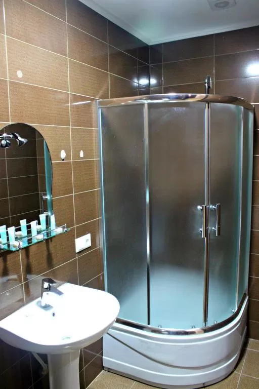 Shower, Bathroom in Backstreet Hotel - Near Tbilisi Central