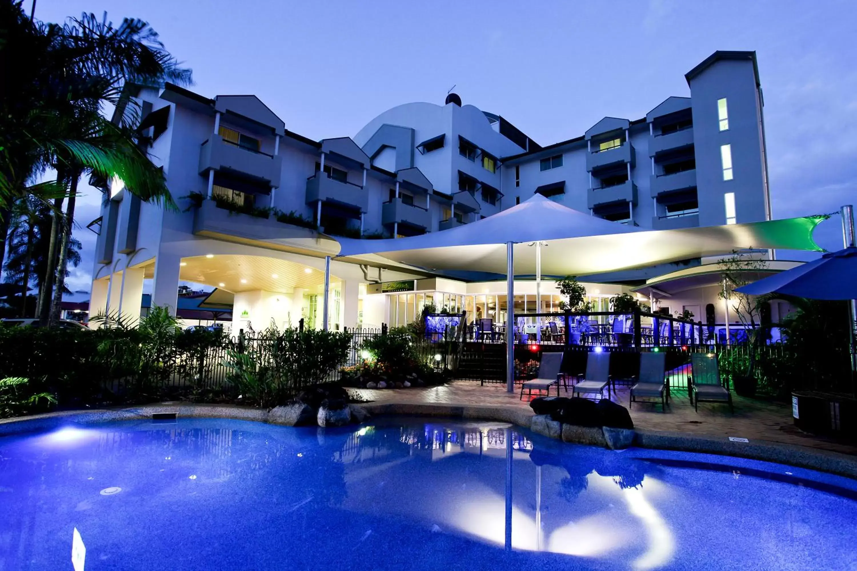 Property building, Swimming Pool in Cairns Sheridan Hotel