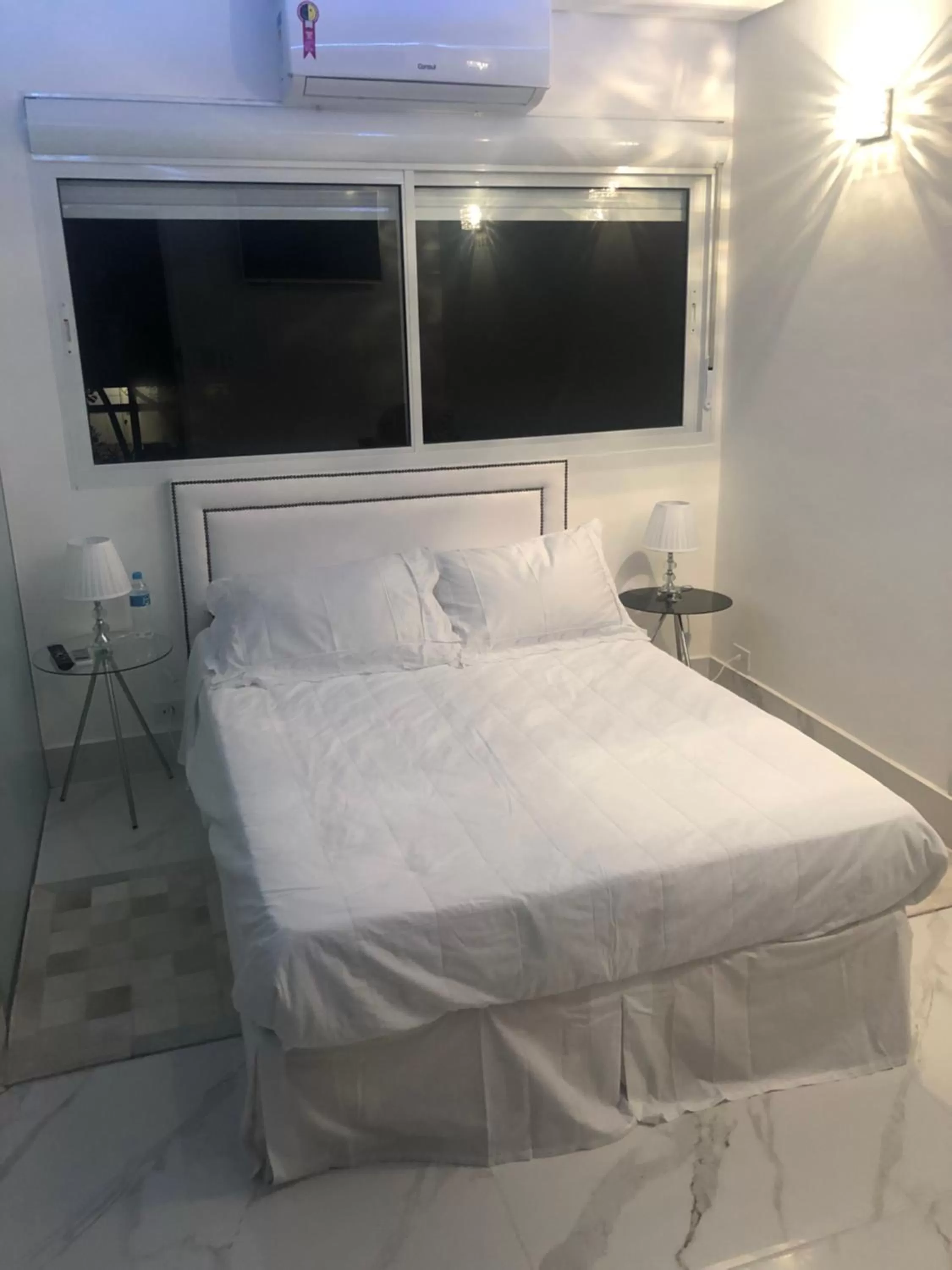 Bed in Apart Hotel Delphin Guaruja