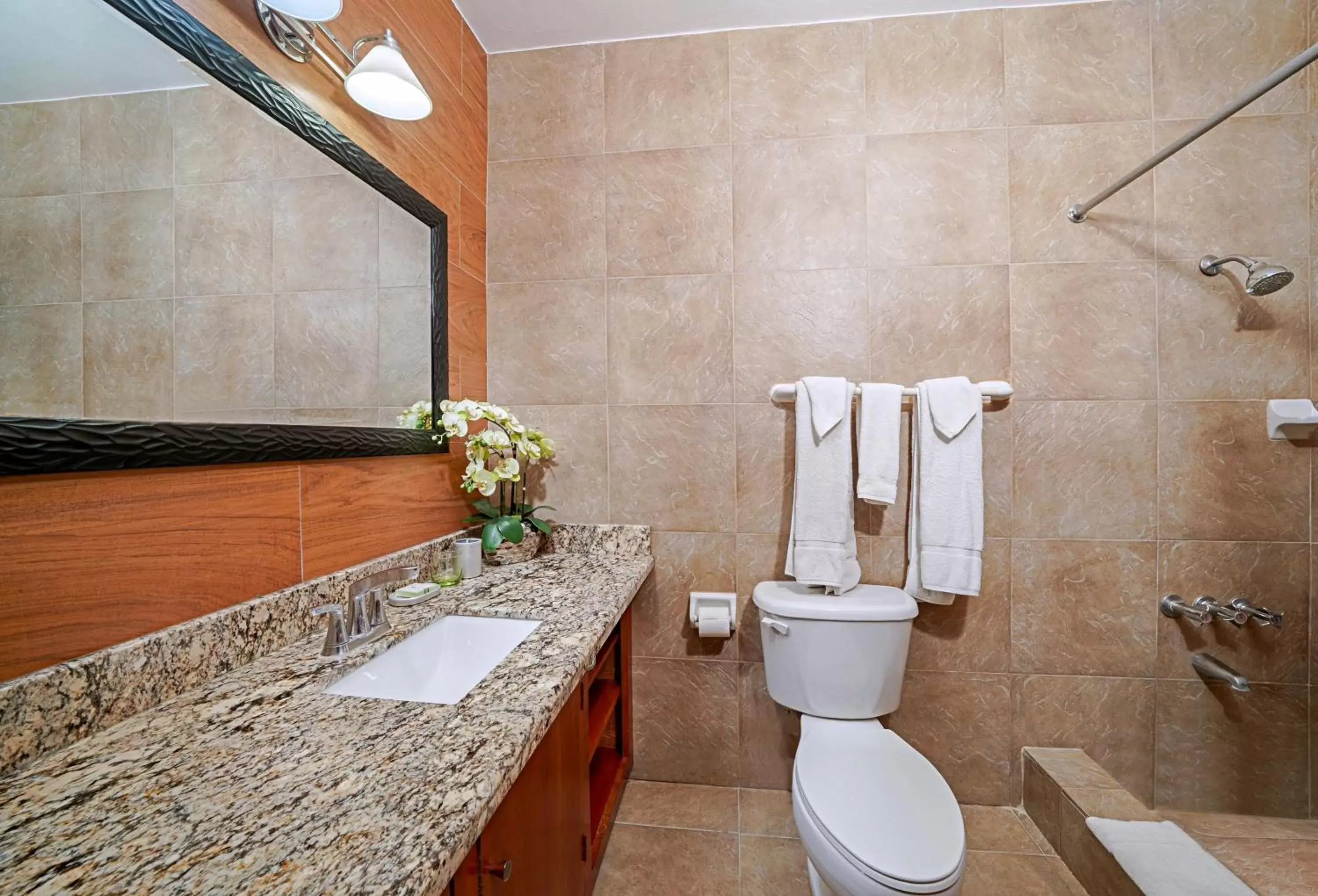 Bathroom in Beach House Condos, Negril