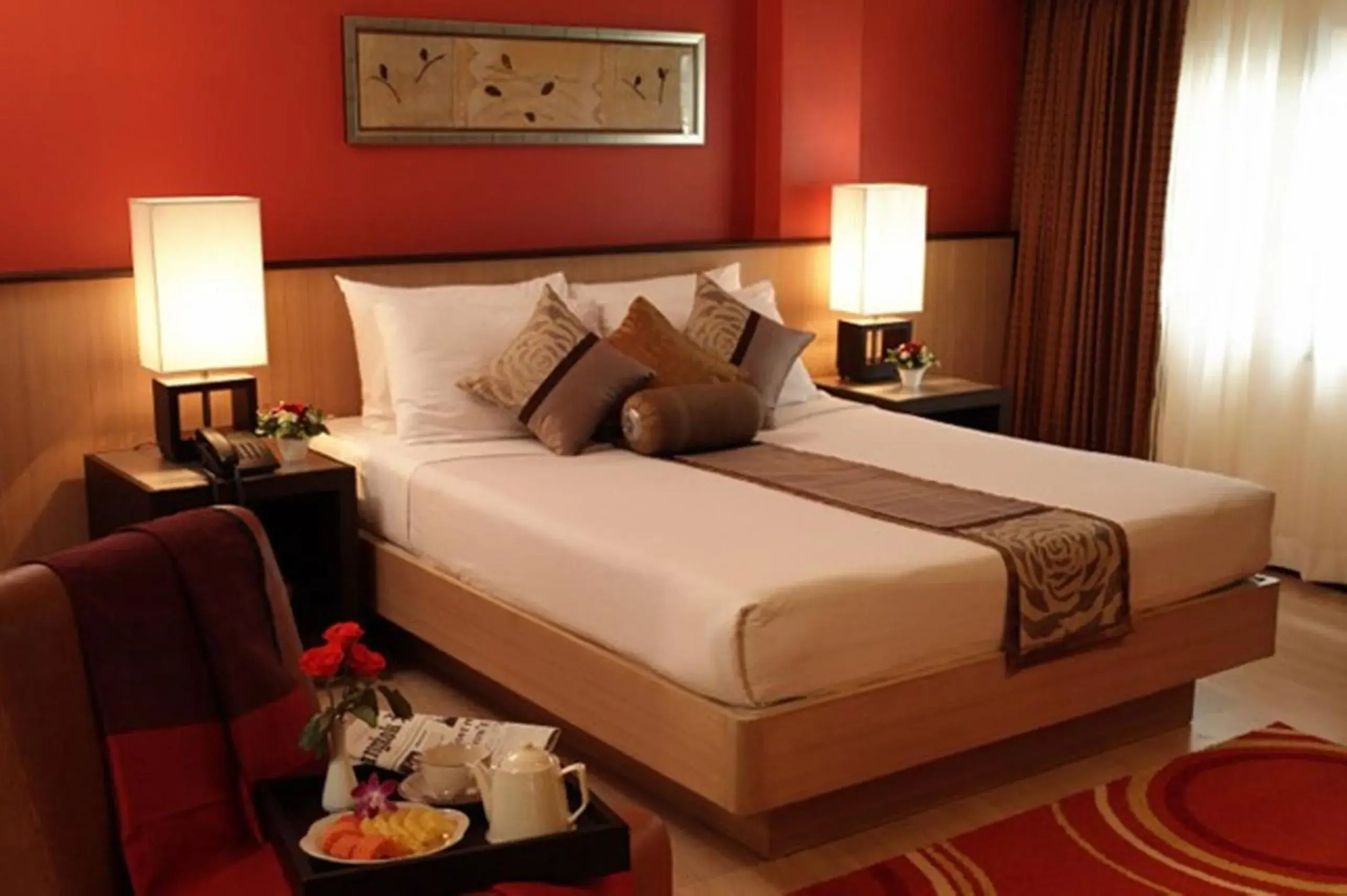 Bed in Rose Hotel