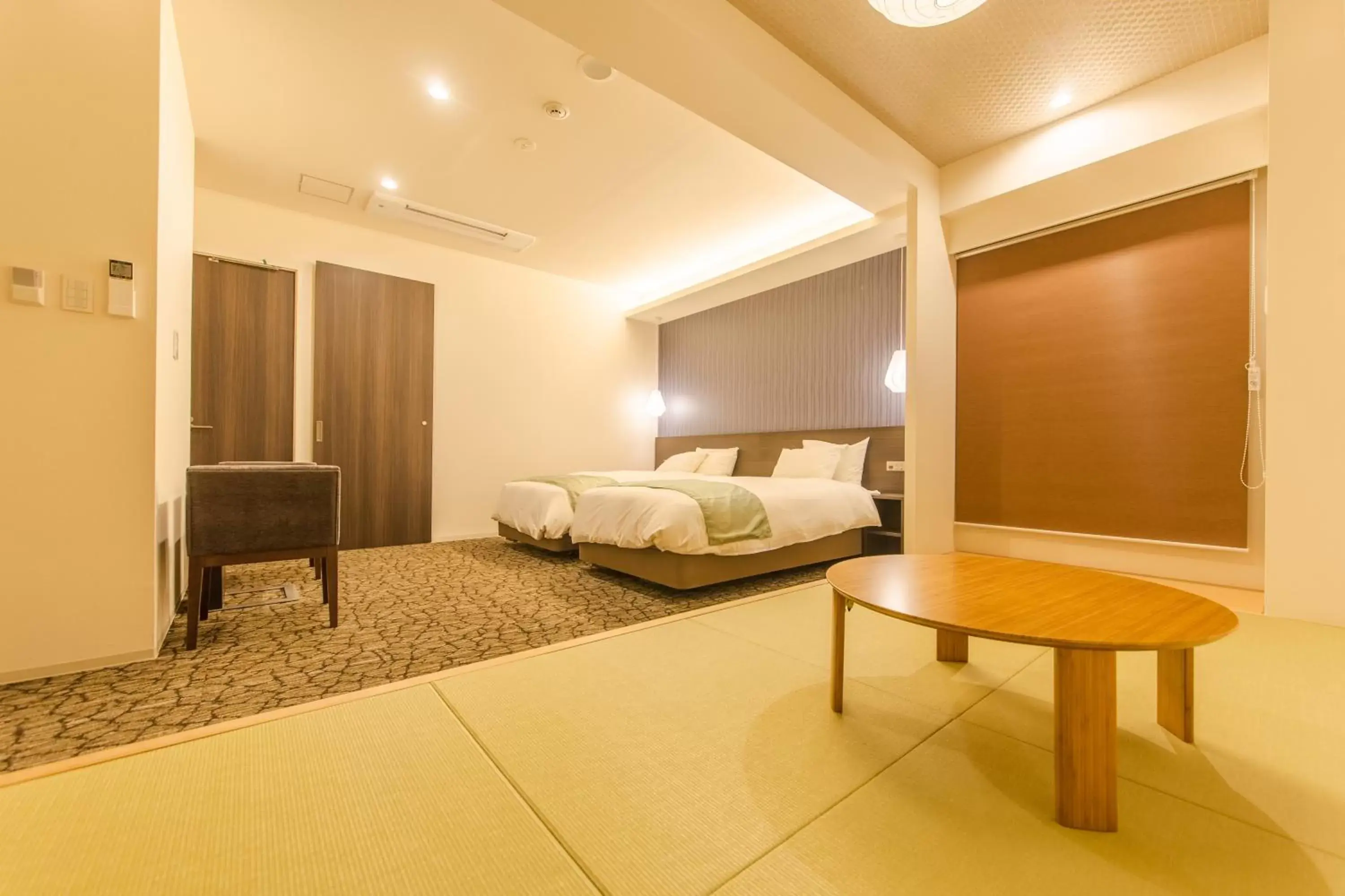 Photo of the whole room, Bed in Hotel M's Plus Shijo Omiya