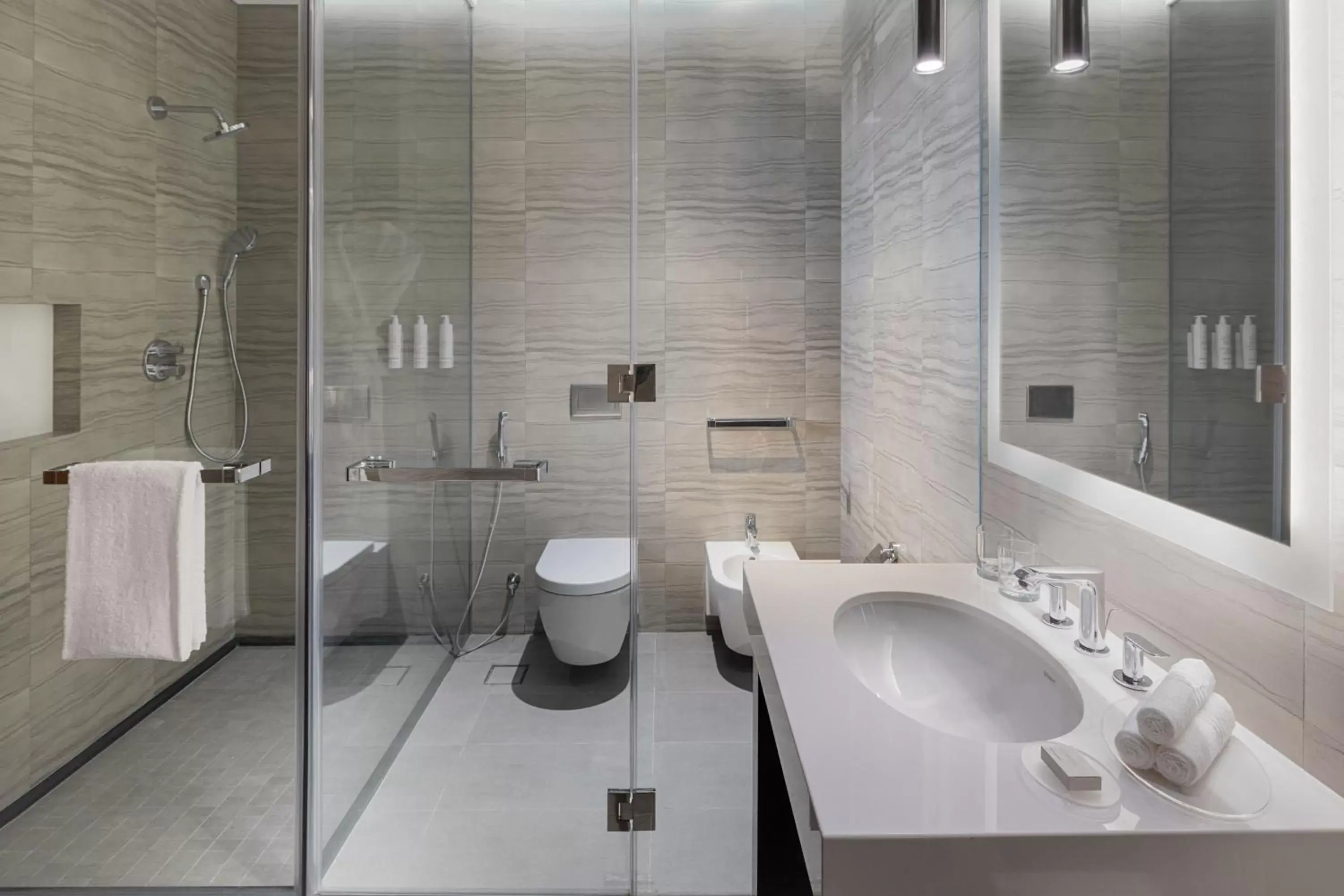 Bathroom in Marriott Executive Apartments Kuwait City