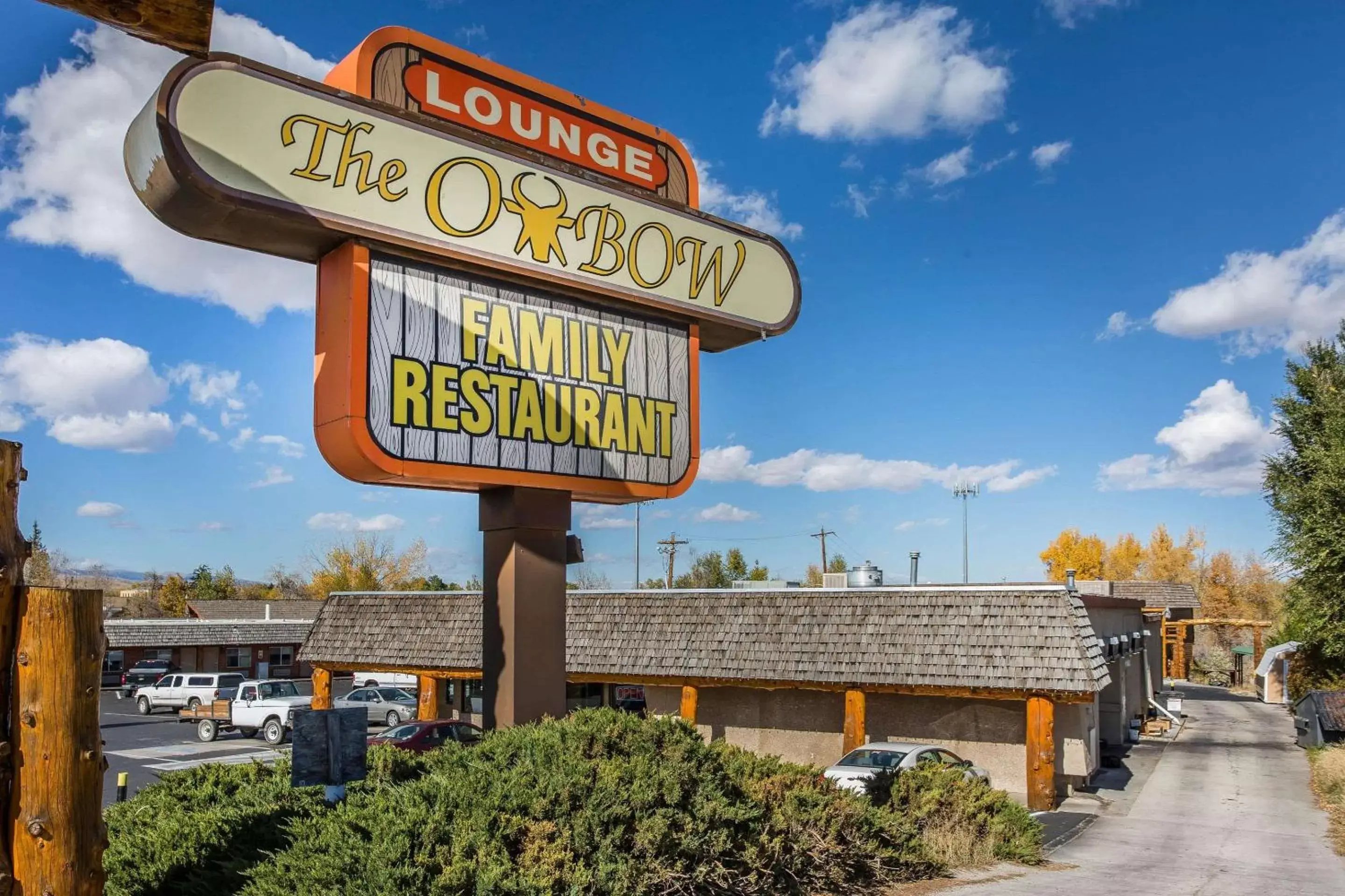 Property building in Rodeway Inn Pronghorn Lodge