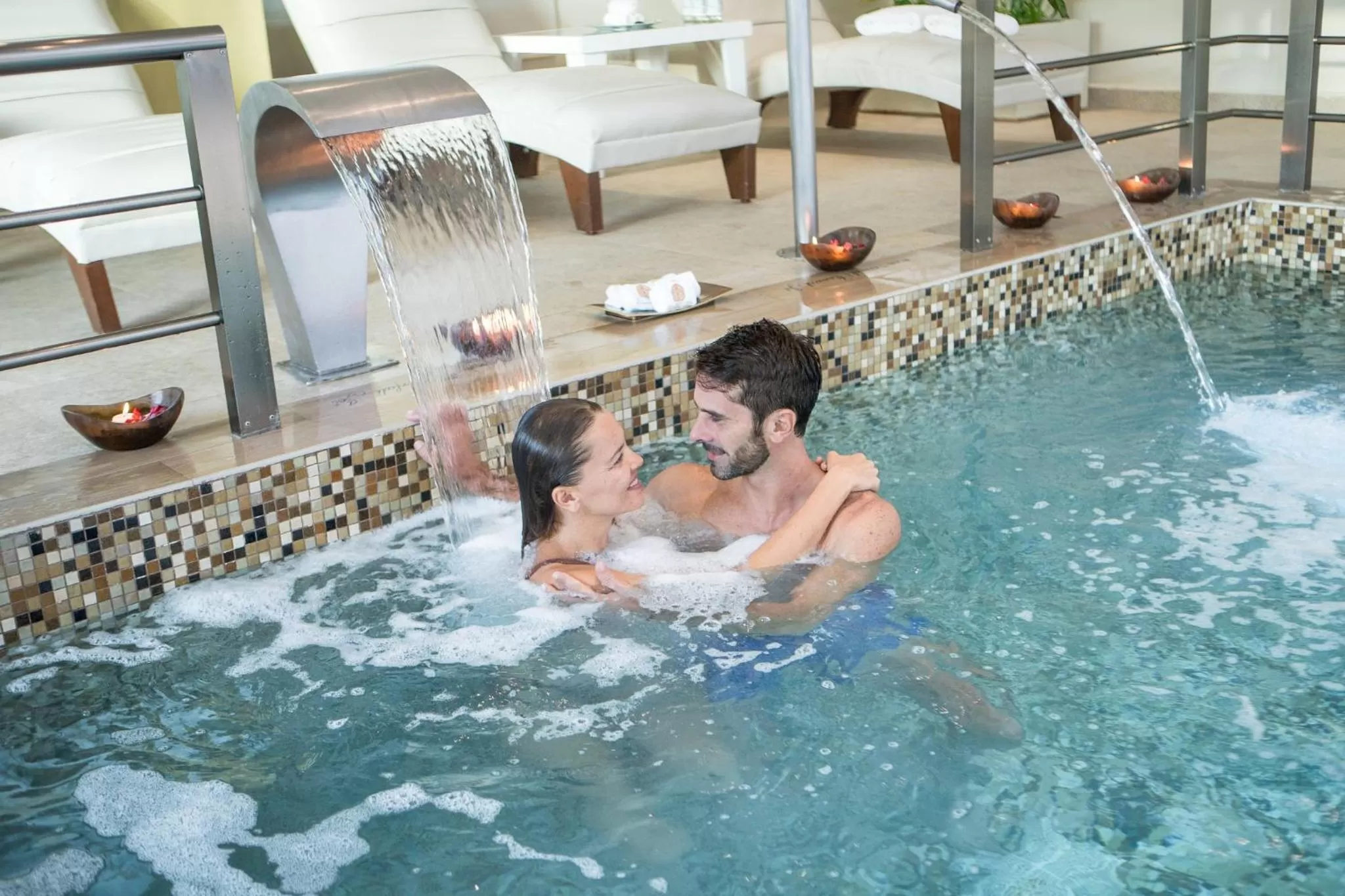 Spa and wellness centre/facilities, Swimming Pool in Palafitos Overwater Bungalows at El Dorado Maroma, Gourmet All Inclusive by Karisma - Adults Only