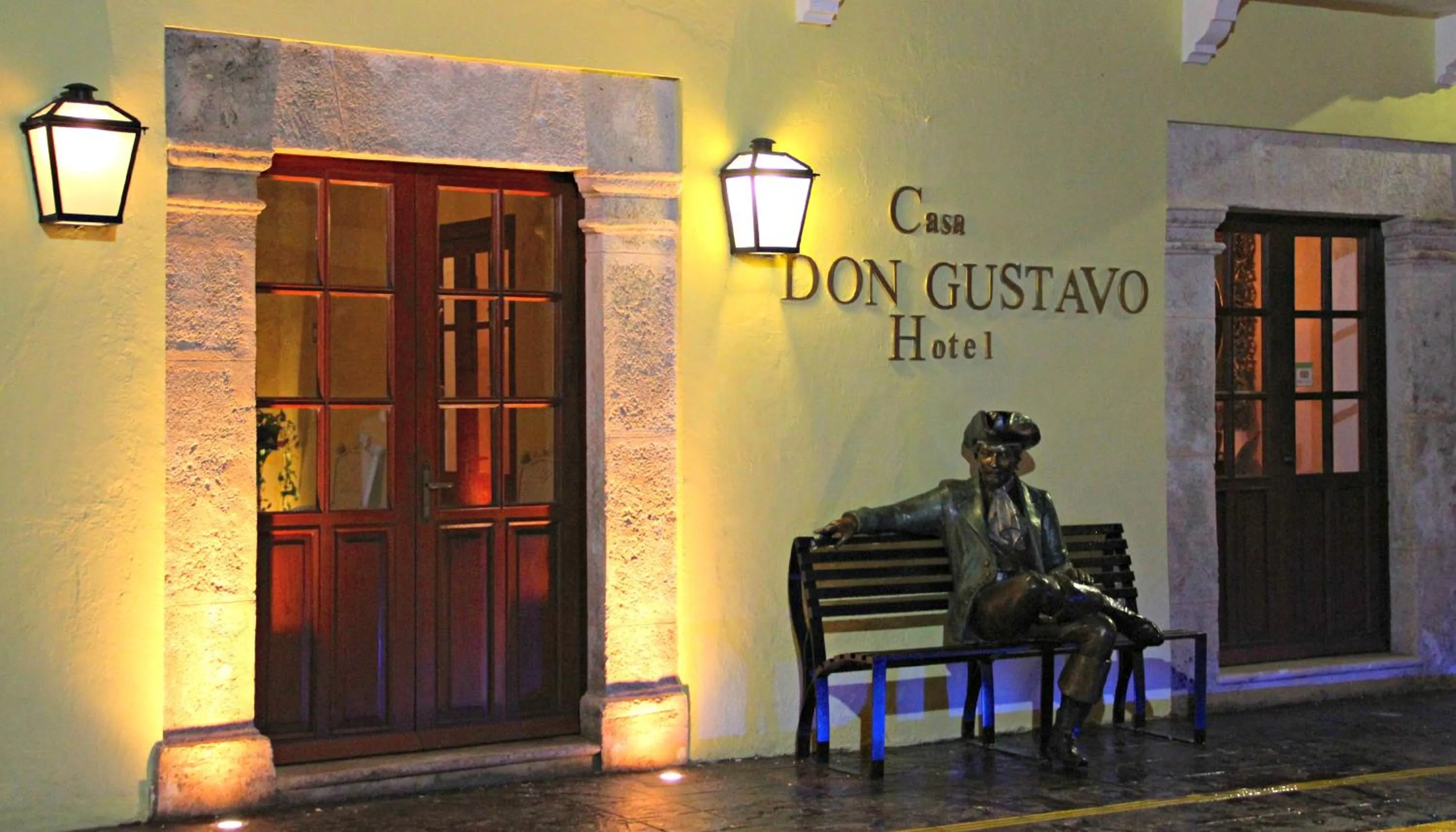 Facade/entrance in Hotel Boutique Casa Don Gustavo, Campeche
