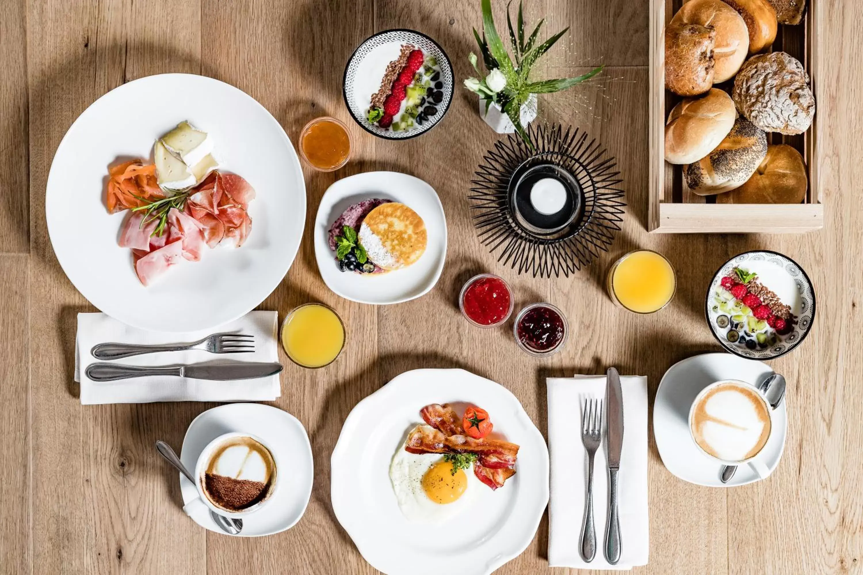 Buffet breakfast in Hotel Am Sonneck