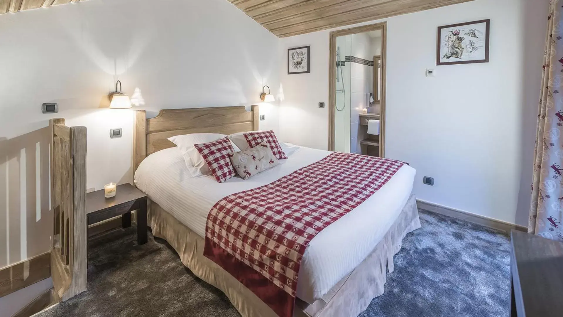 Bedroom, Bed in Hotel La Chaudanne