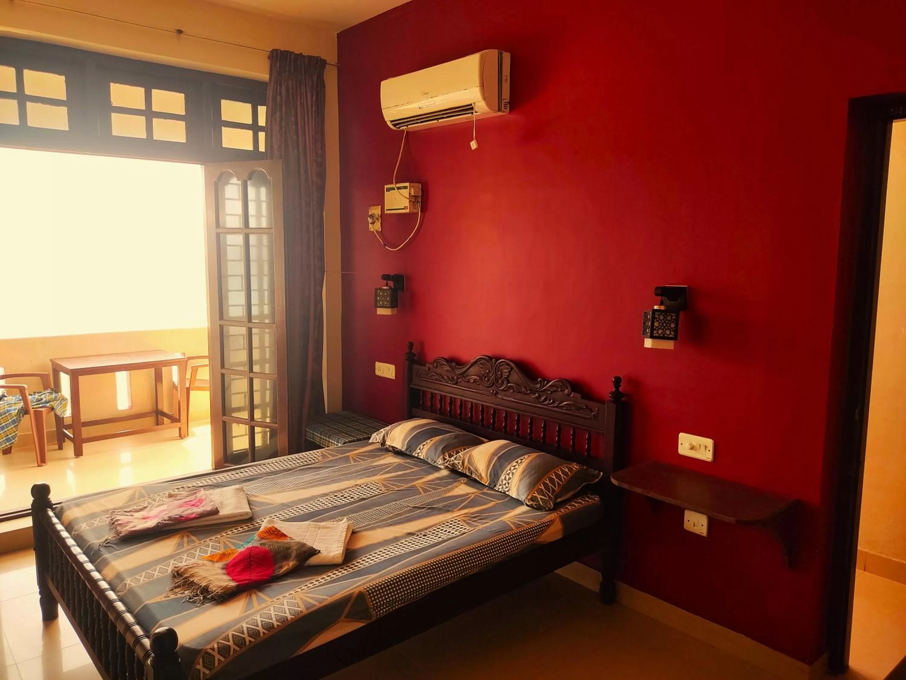 Bed in Orion Seaview Beach Hotel