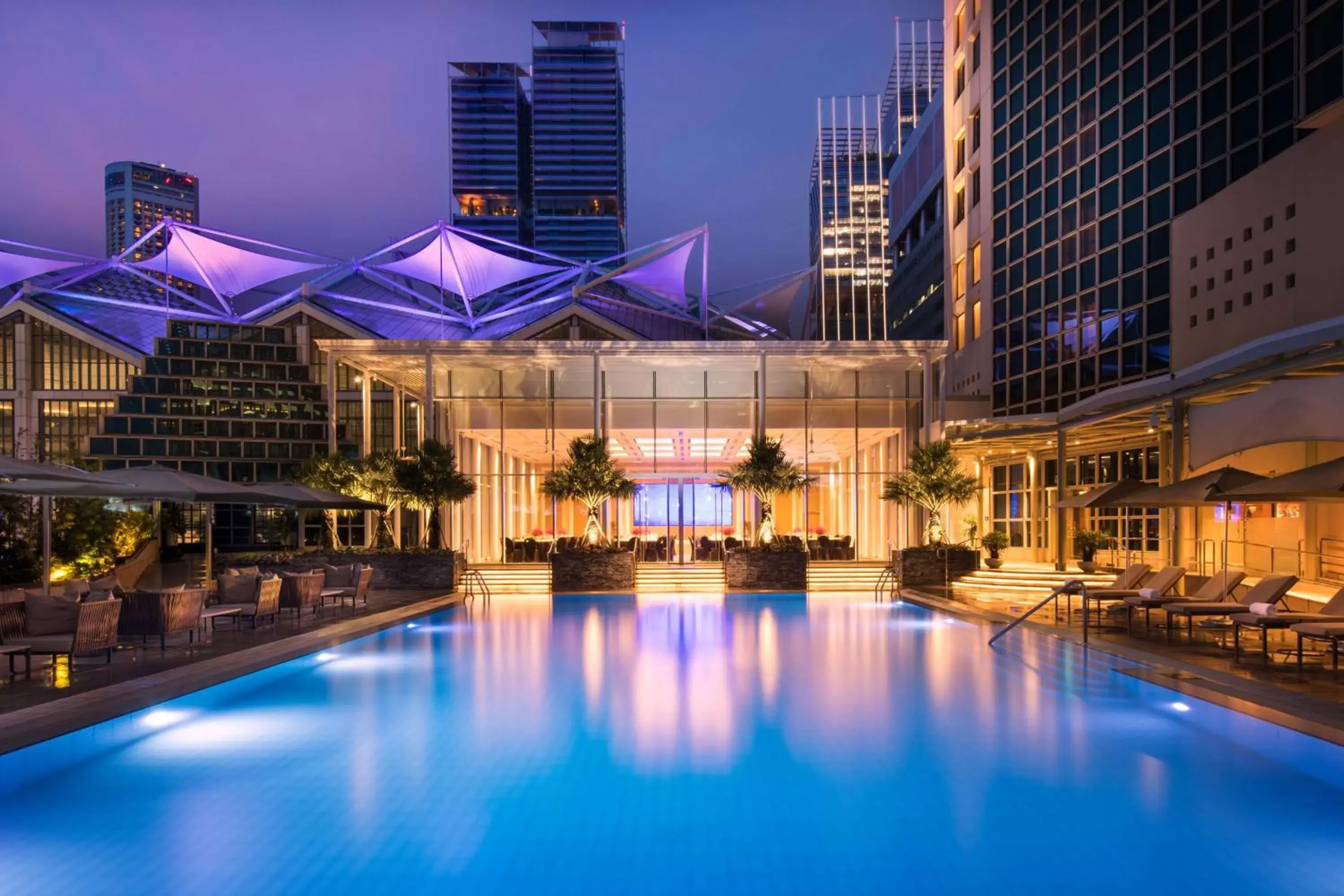 Pool view, Swimming Pool in Conrad Centennial Singapore