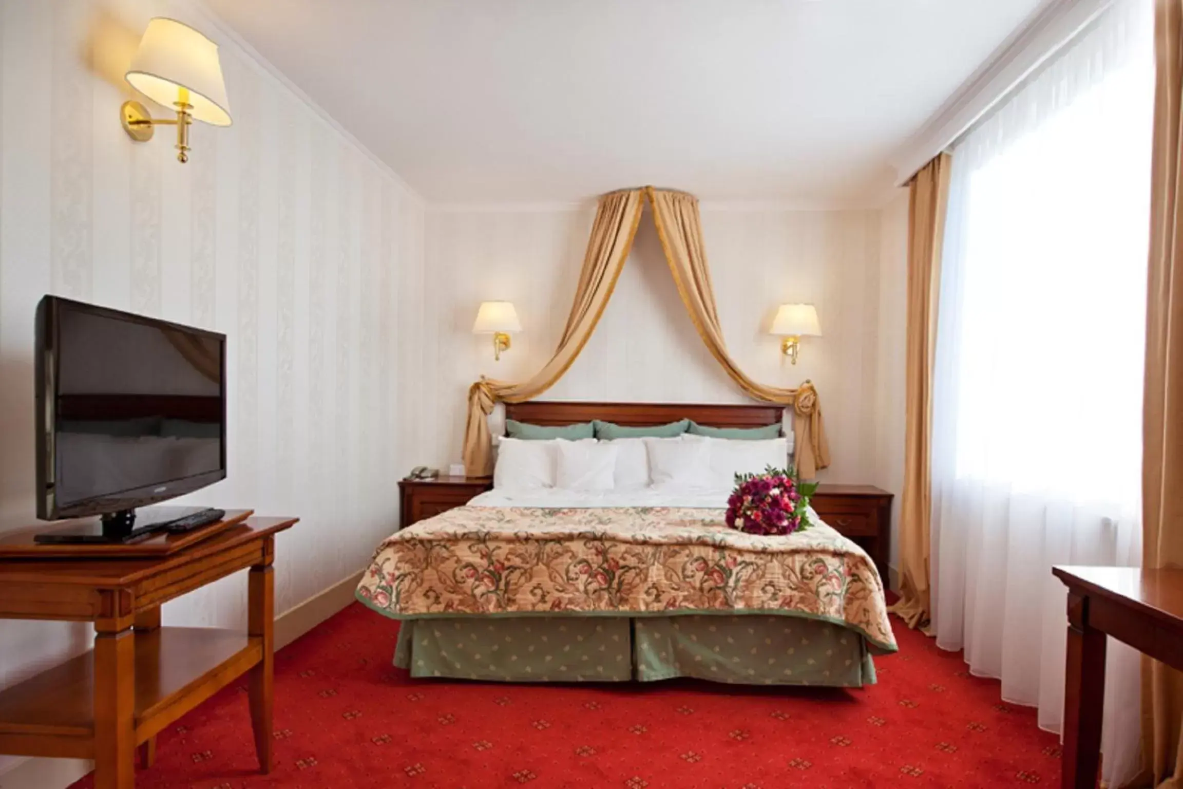 Bed in Hotel Mazurkas