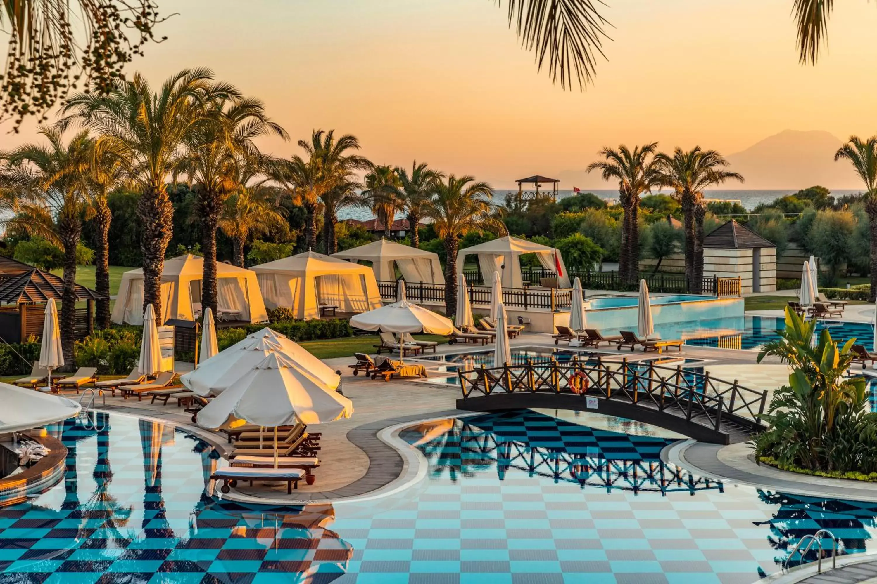 Pool View in Kempinski Hotel The Dome Belek