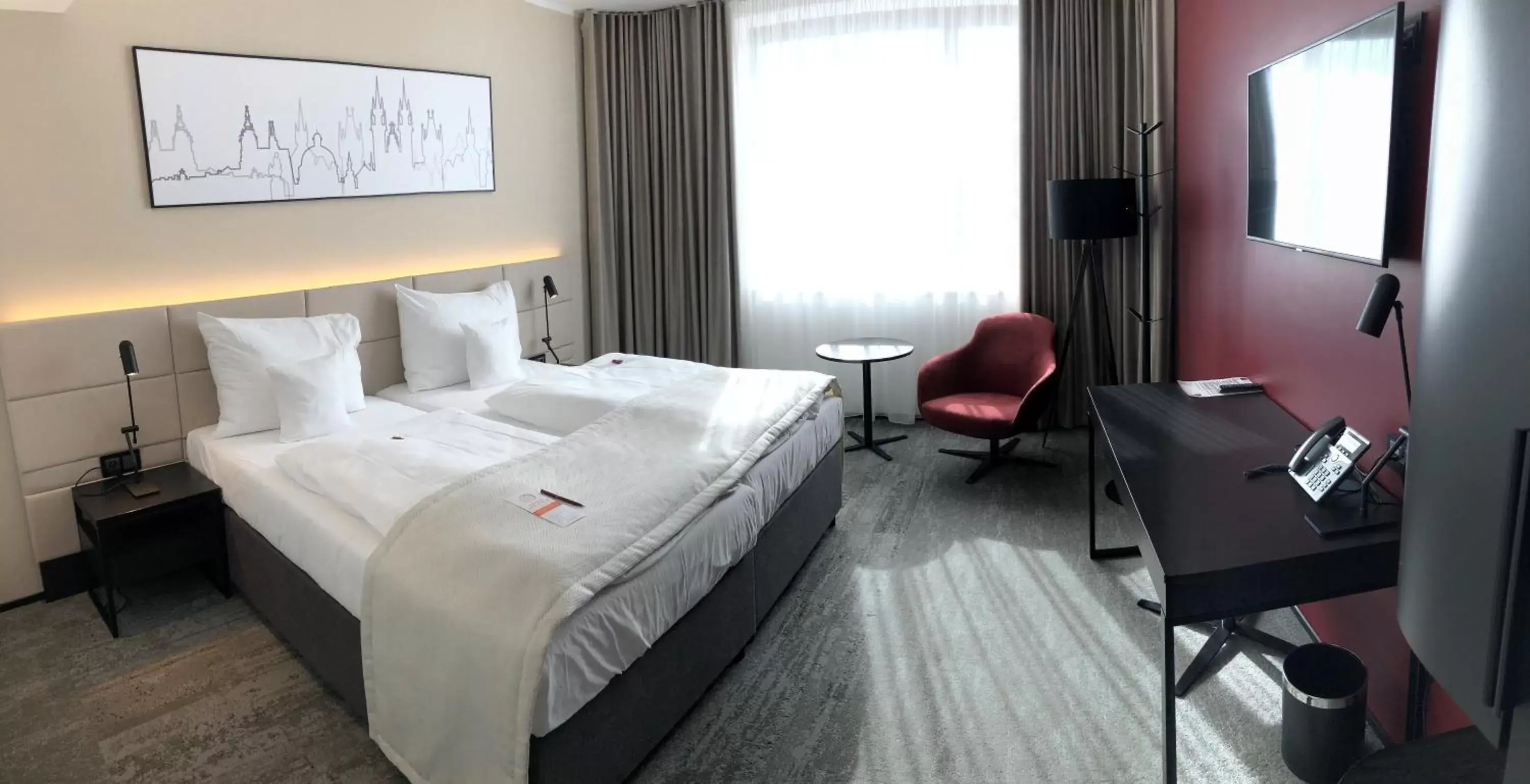 Bed in Clarion Congress Hotel Prague