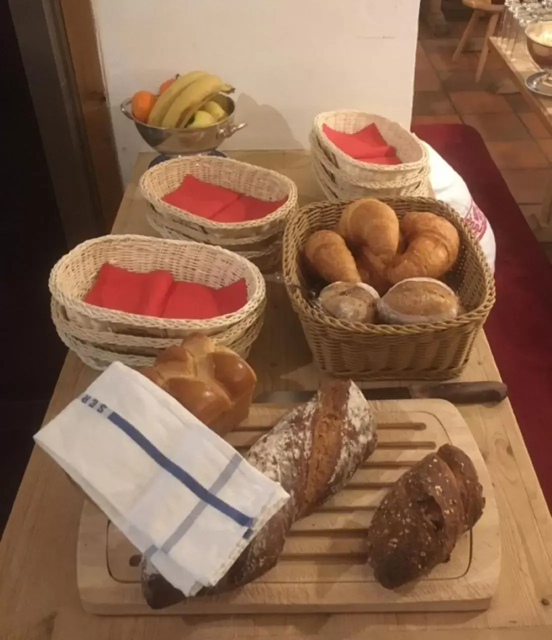 Buffet breakfast, Food in Hotel Wynegg