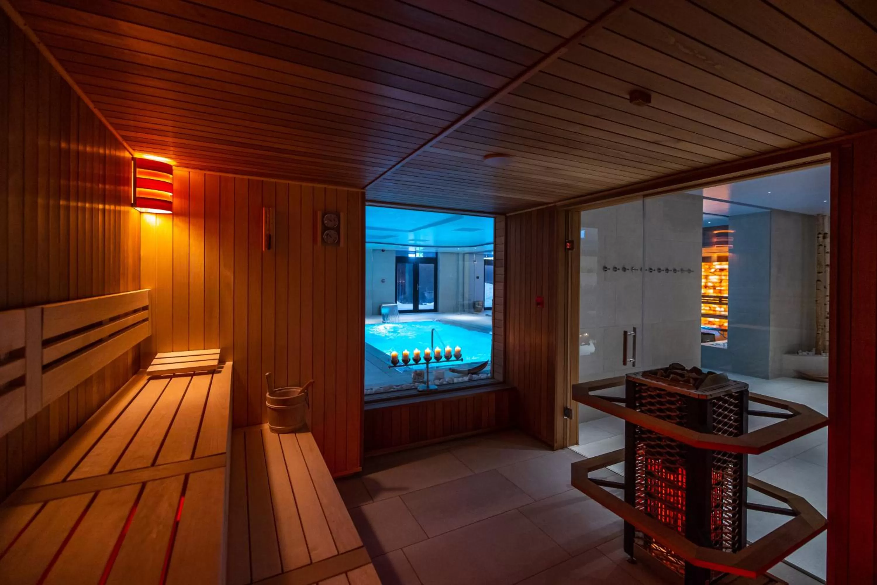 Sauna in Hotel Belmont