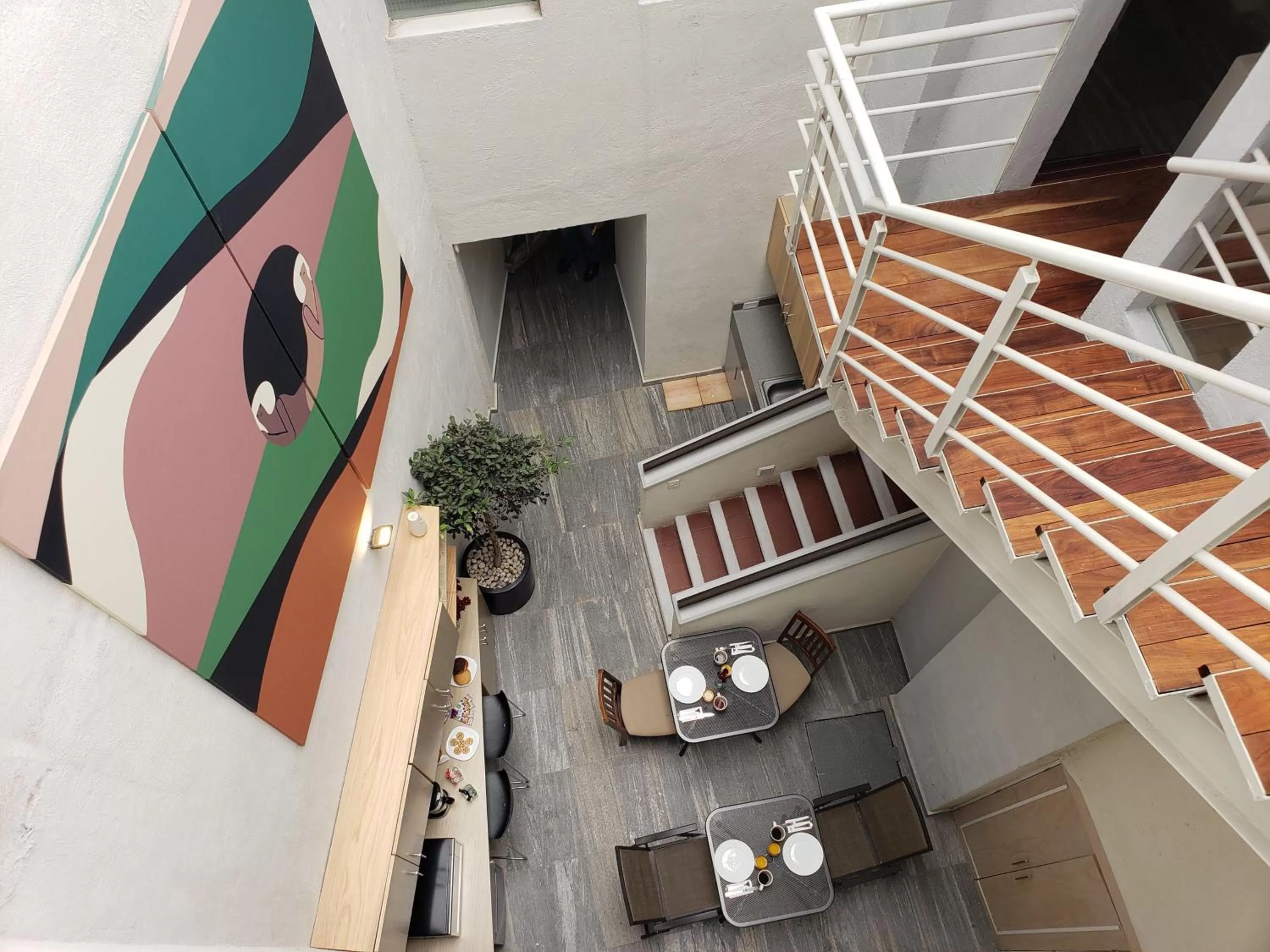 Patio in Hotel Casa Condesa Michoacan 113