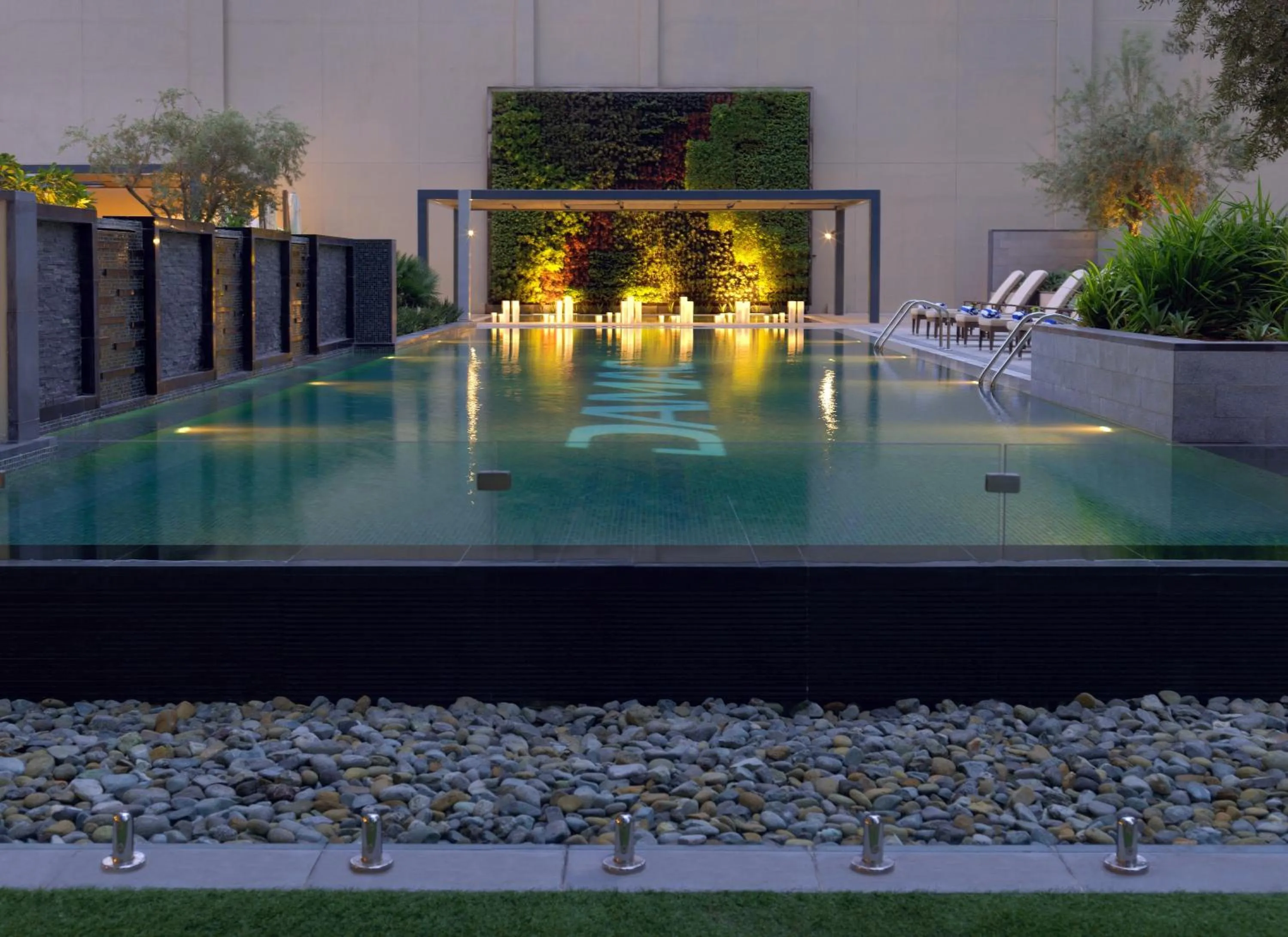 Swimming pool in DAMAC Maison Cour Jardin