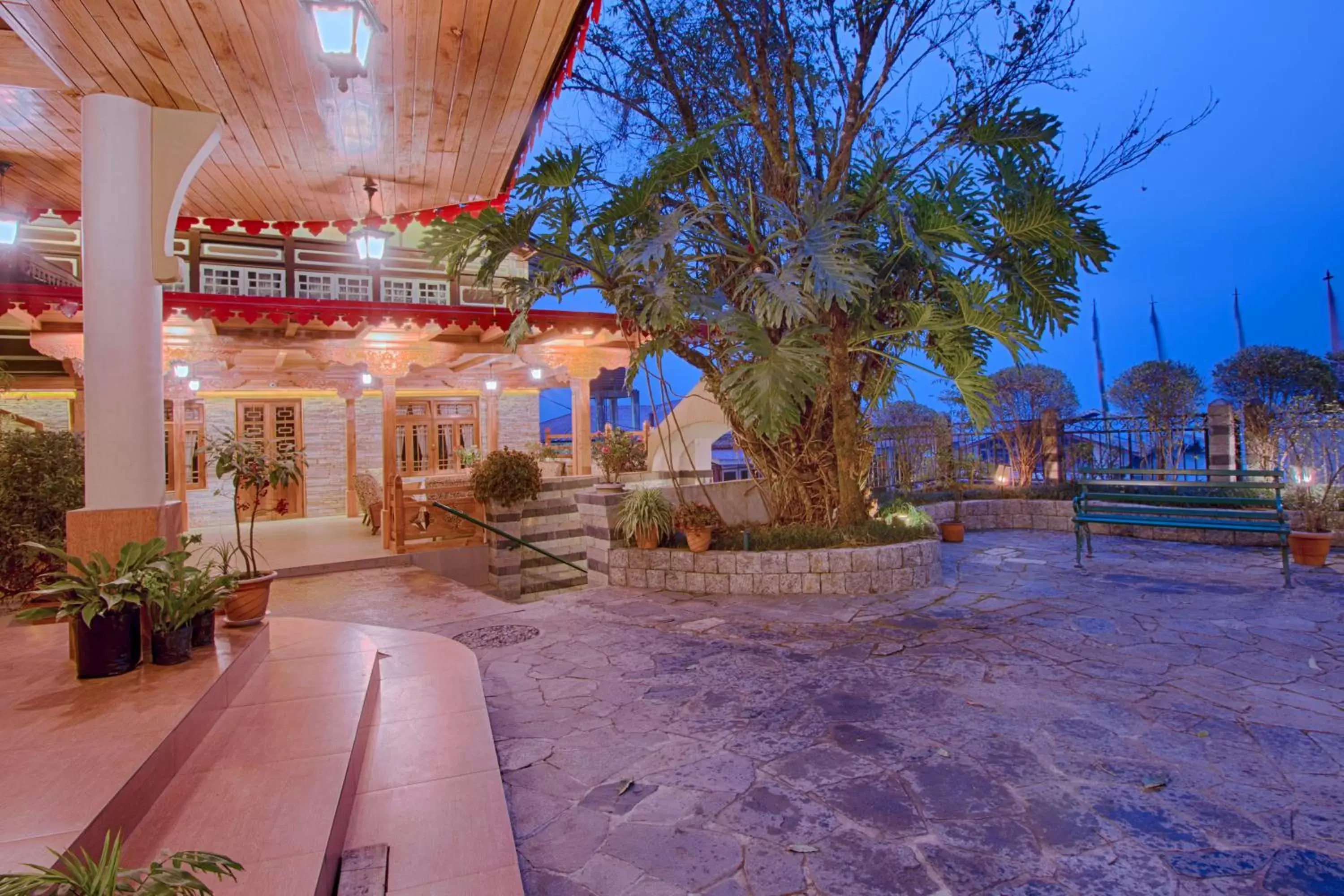 Patio in Netuk House a heritage boutique stay