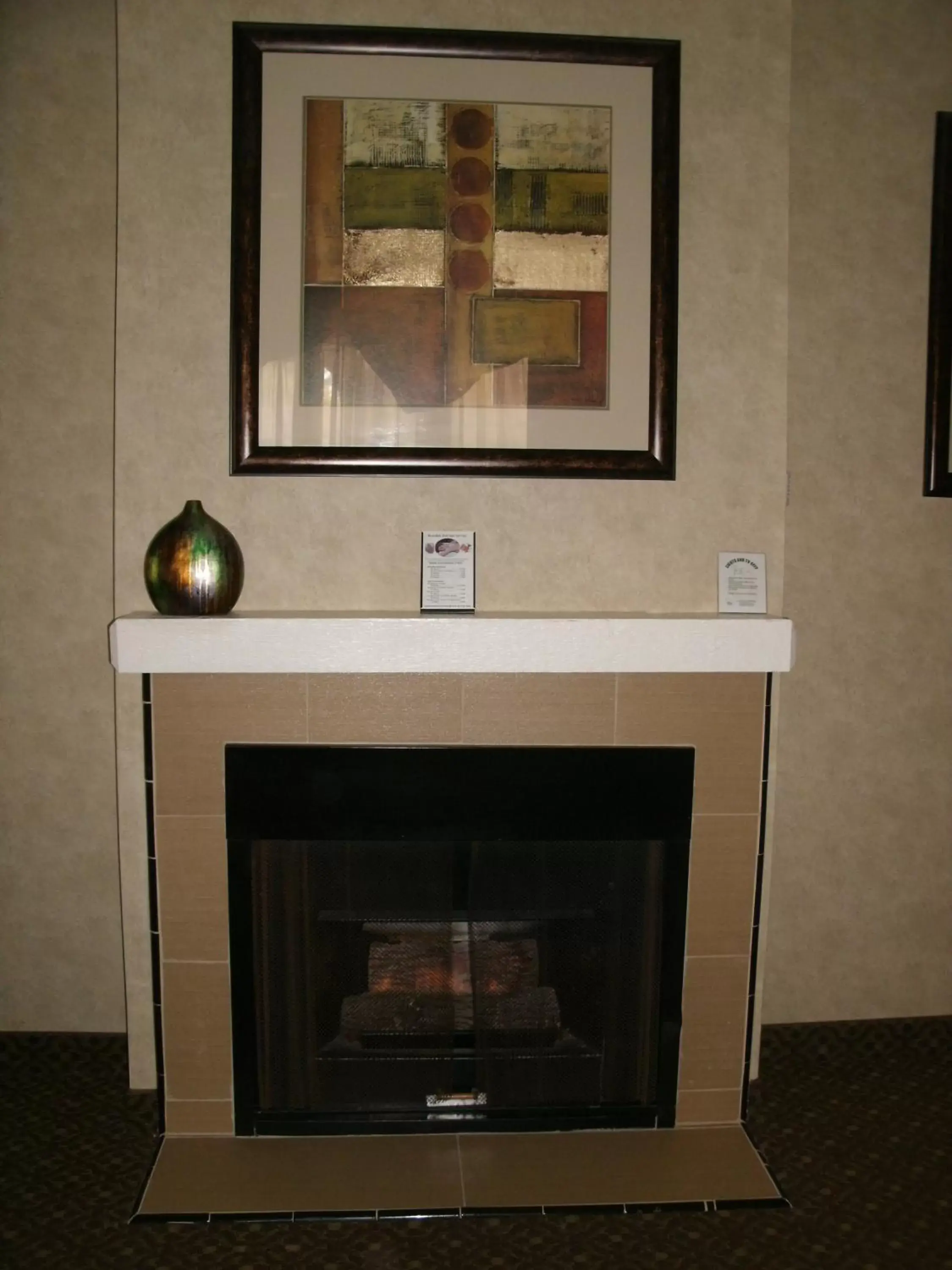 Decorative detail, TV/Entertainment Center in Rosedale Inn