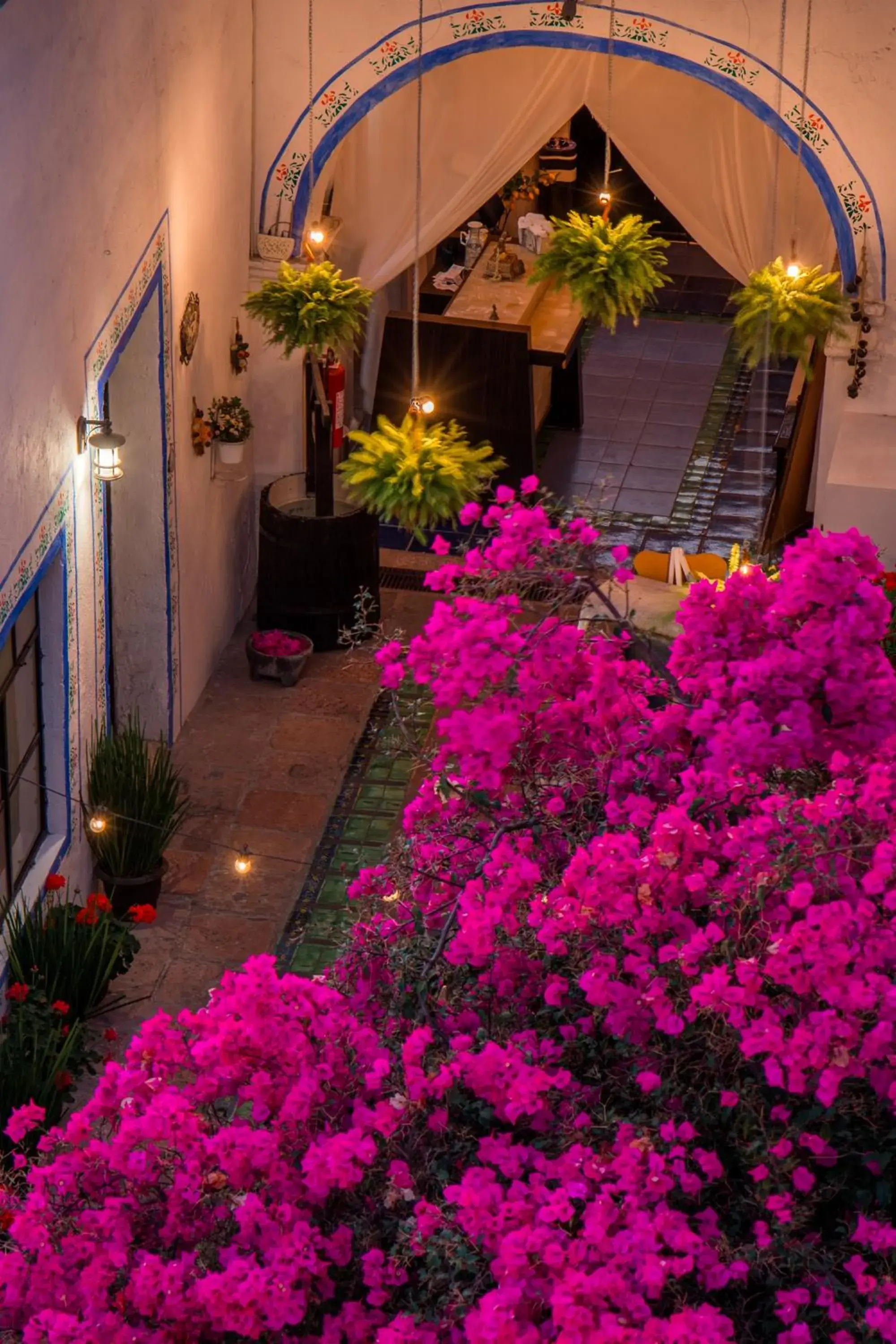 Patio, Banquet Facilities in Hotel & Spa La Mansion del B Azul