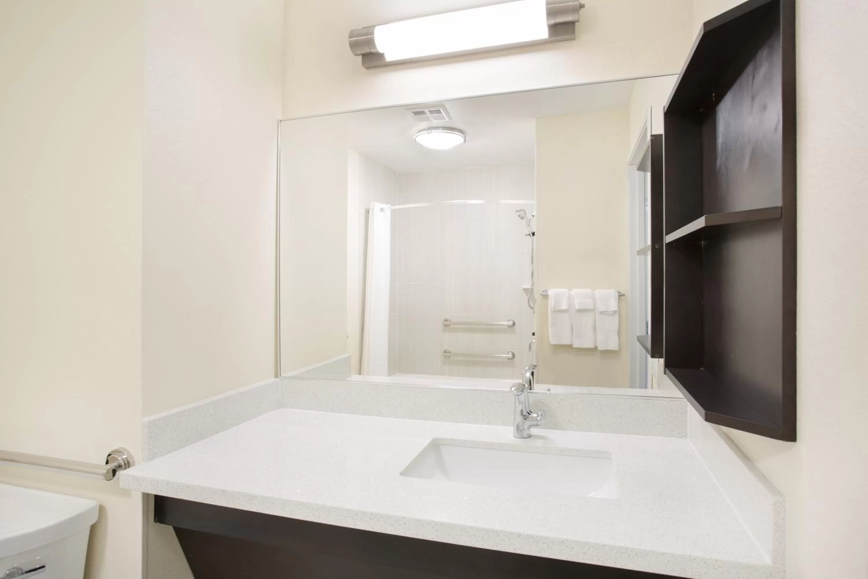 Bathroom in Candlewood Suites Longmont - Boulder Area by IHG