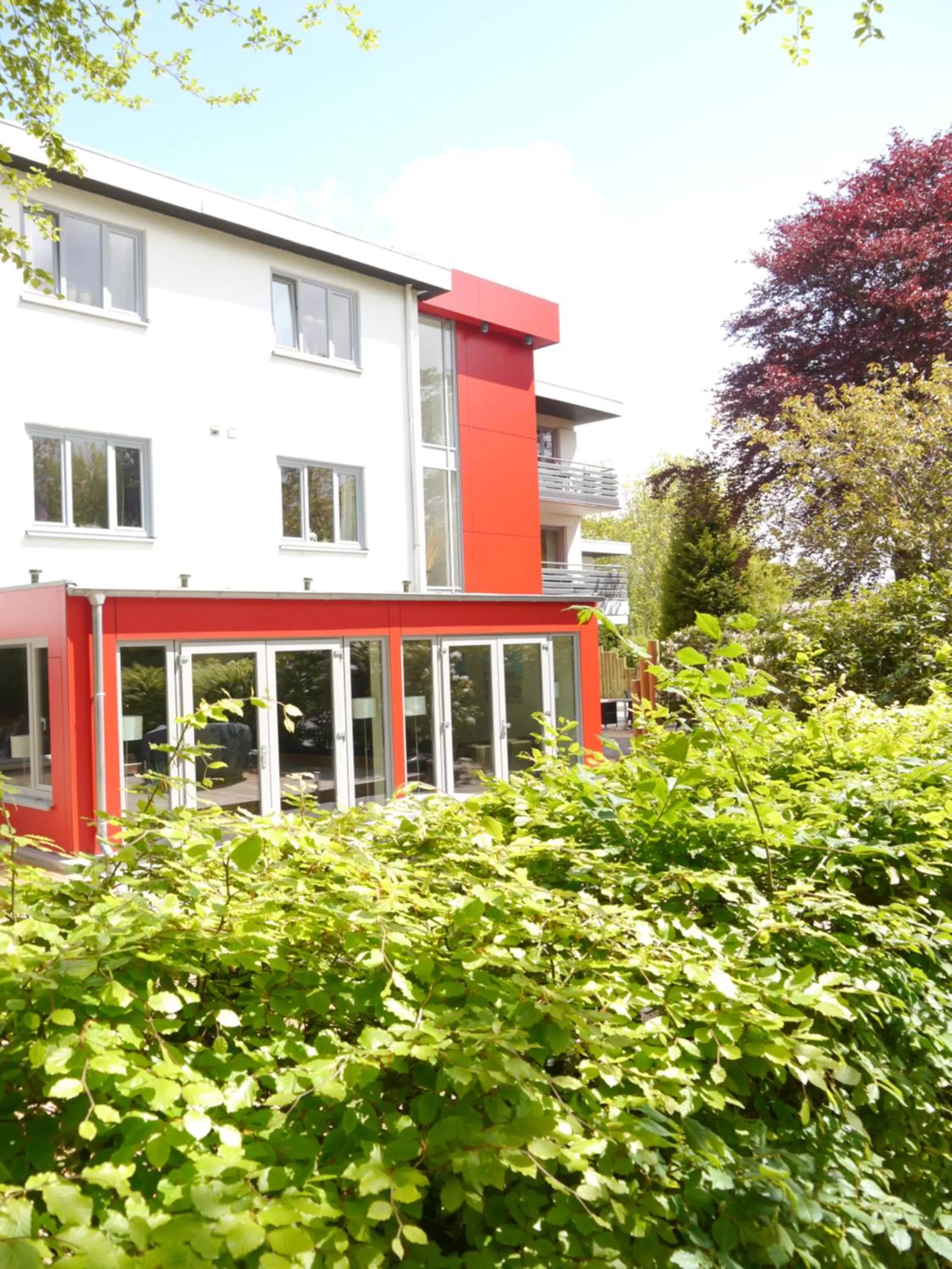 Property Building in Das Frühstückshotel Sankt Peter-Ording