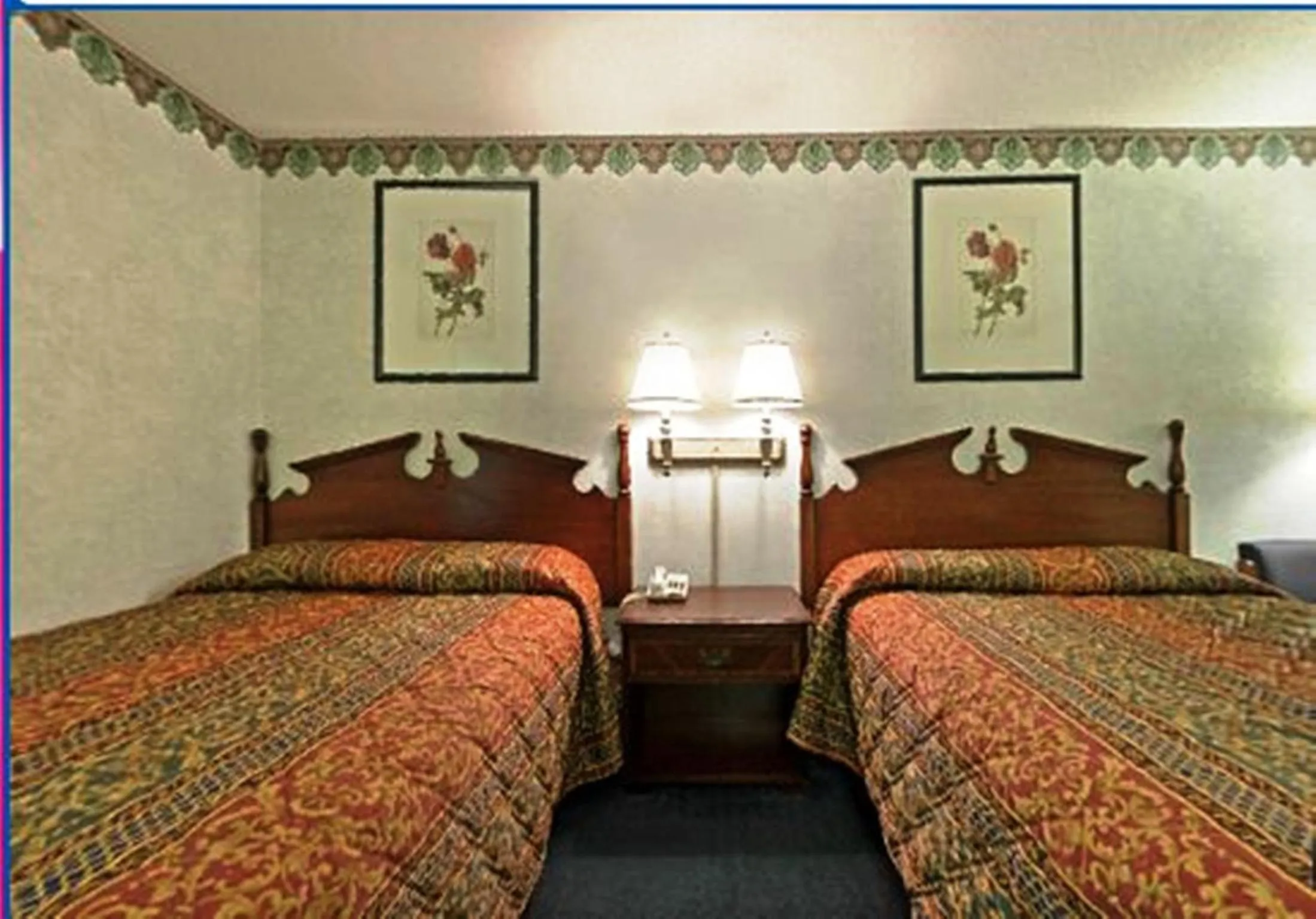 Bed in Americas Best Value Inn Anderson SC