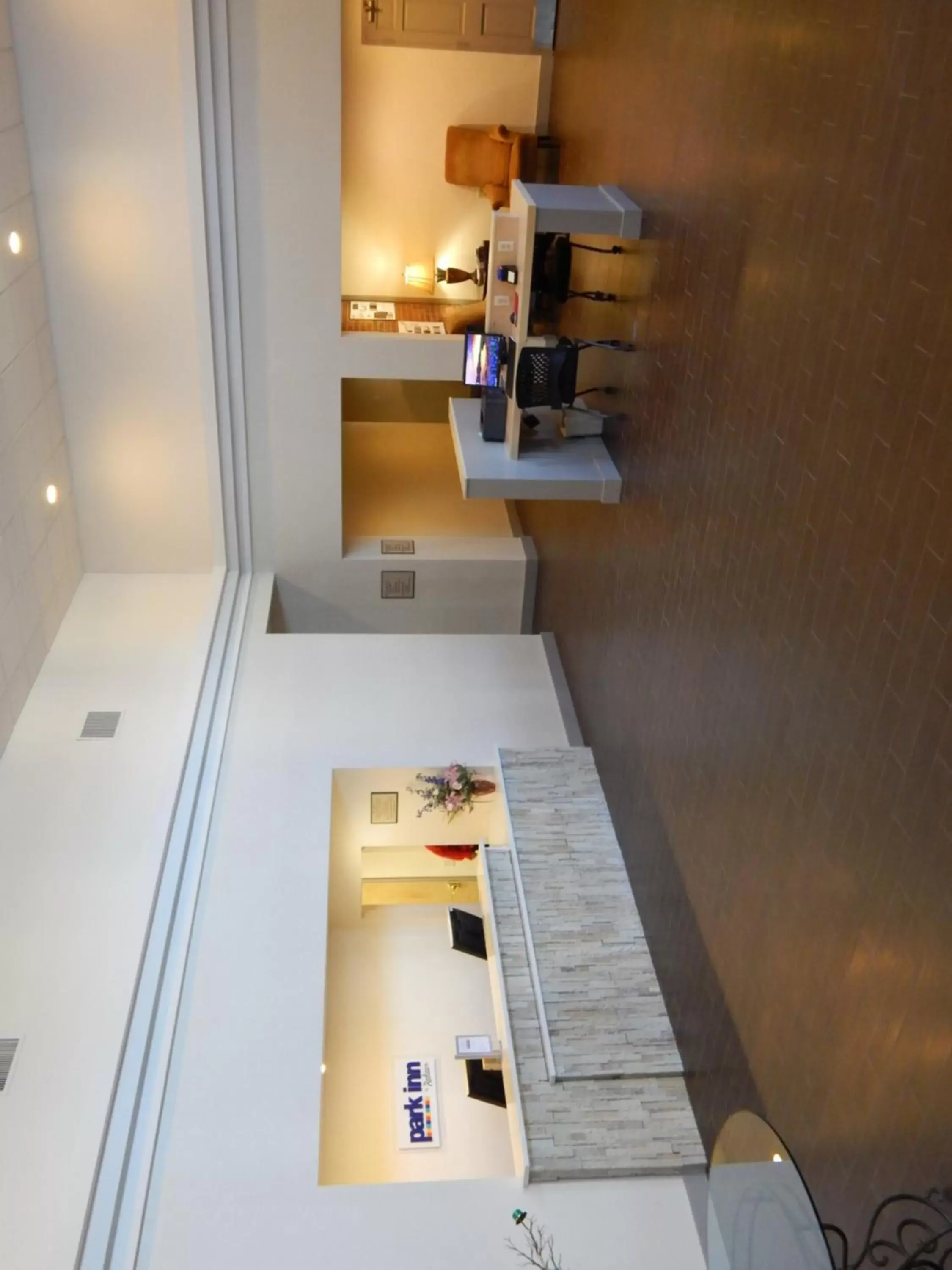 Lobby or reception in Ramada by Wyndham Indiana Lobby or reception in Ramada by Wyndham Indiana