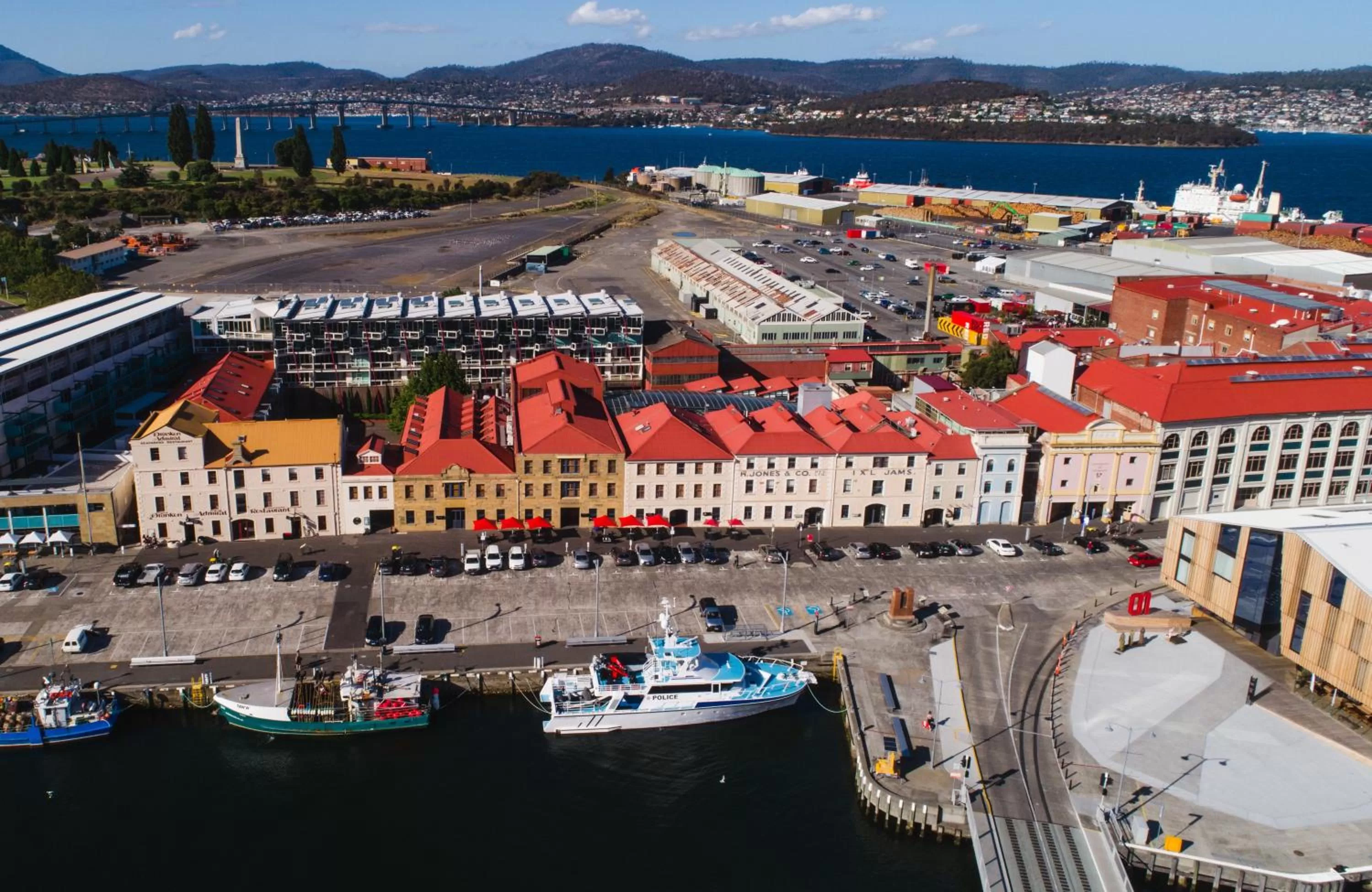 Bird's eye view in The Henry Jones Art Hotel