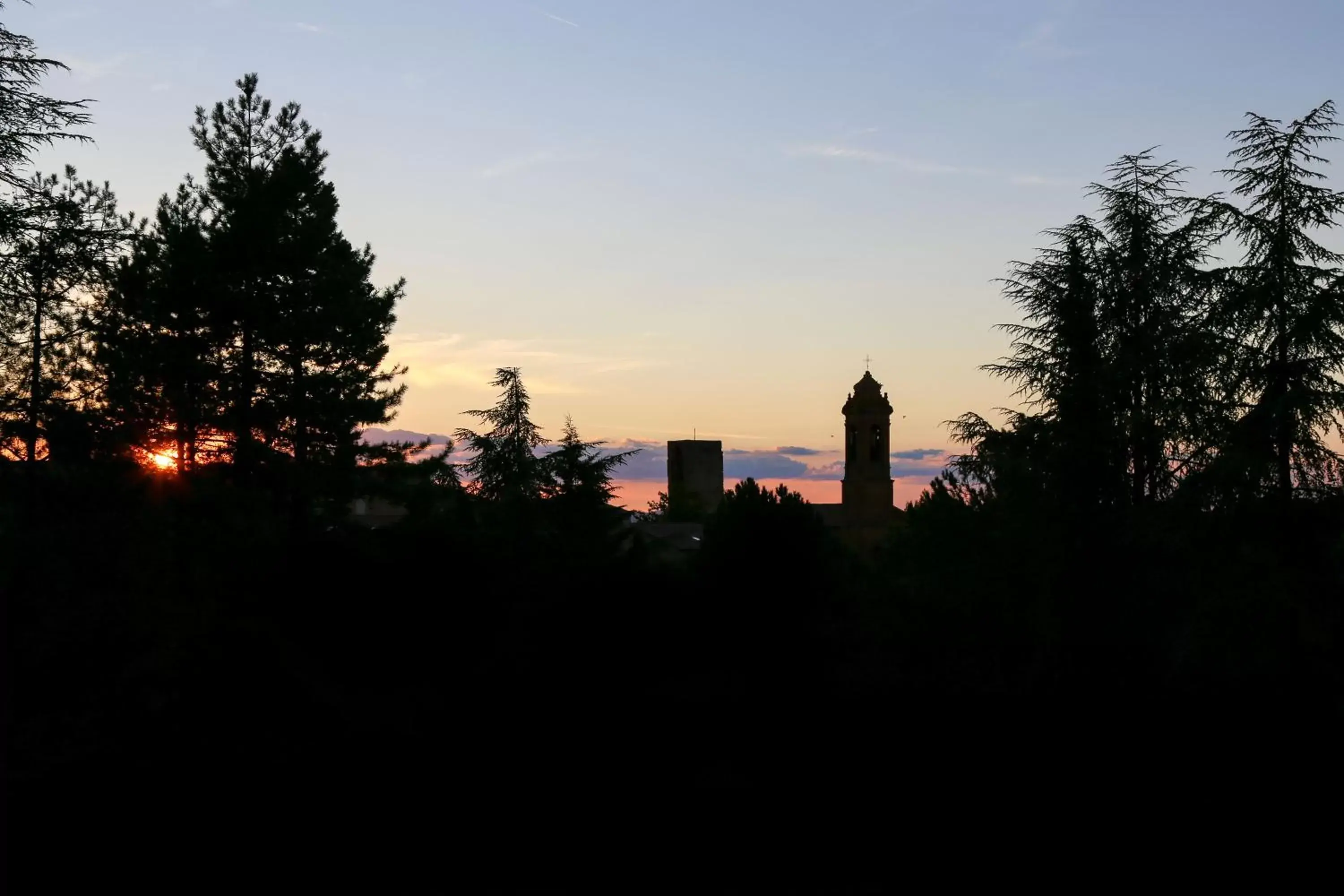 Garden view in Hotel Vannucci