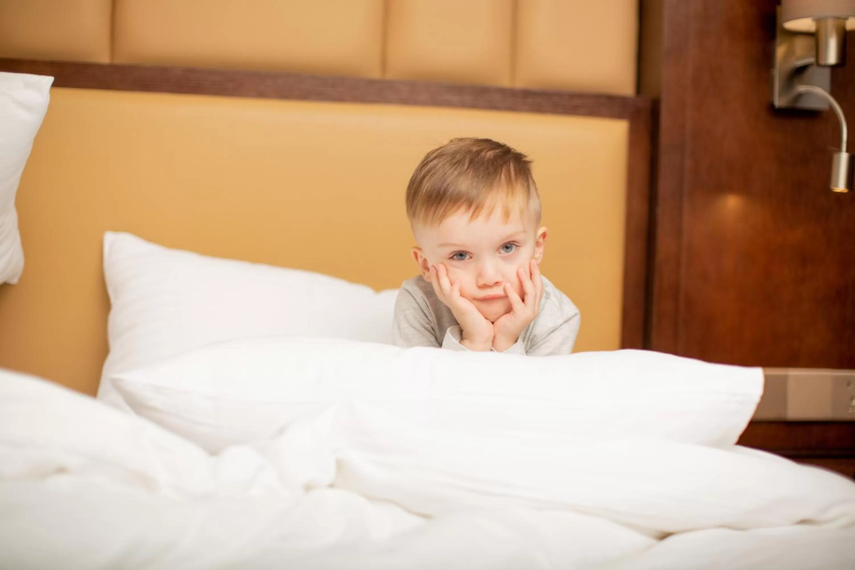 People, Bed in KMM Hotel