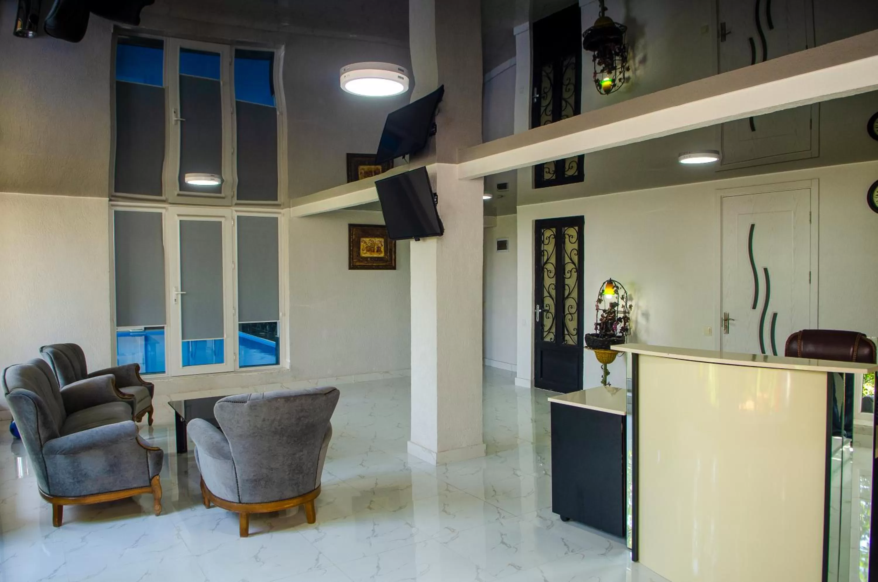 Lobby or reception in Hotel S.R