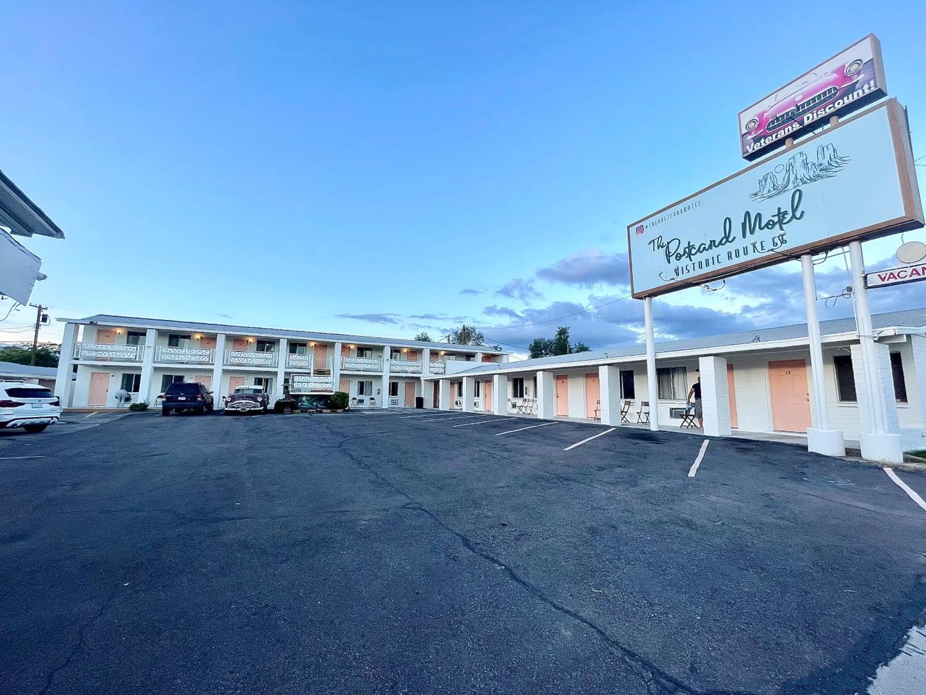 Property building in The Postcard Motel